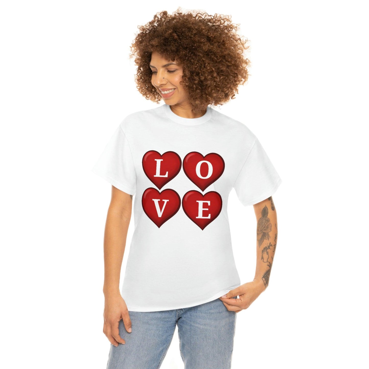 4hearts love Tee - Giftsmojo