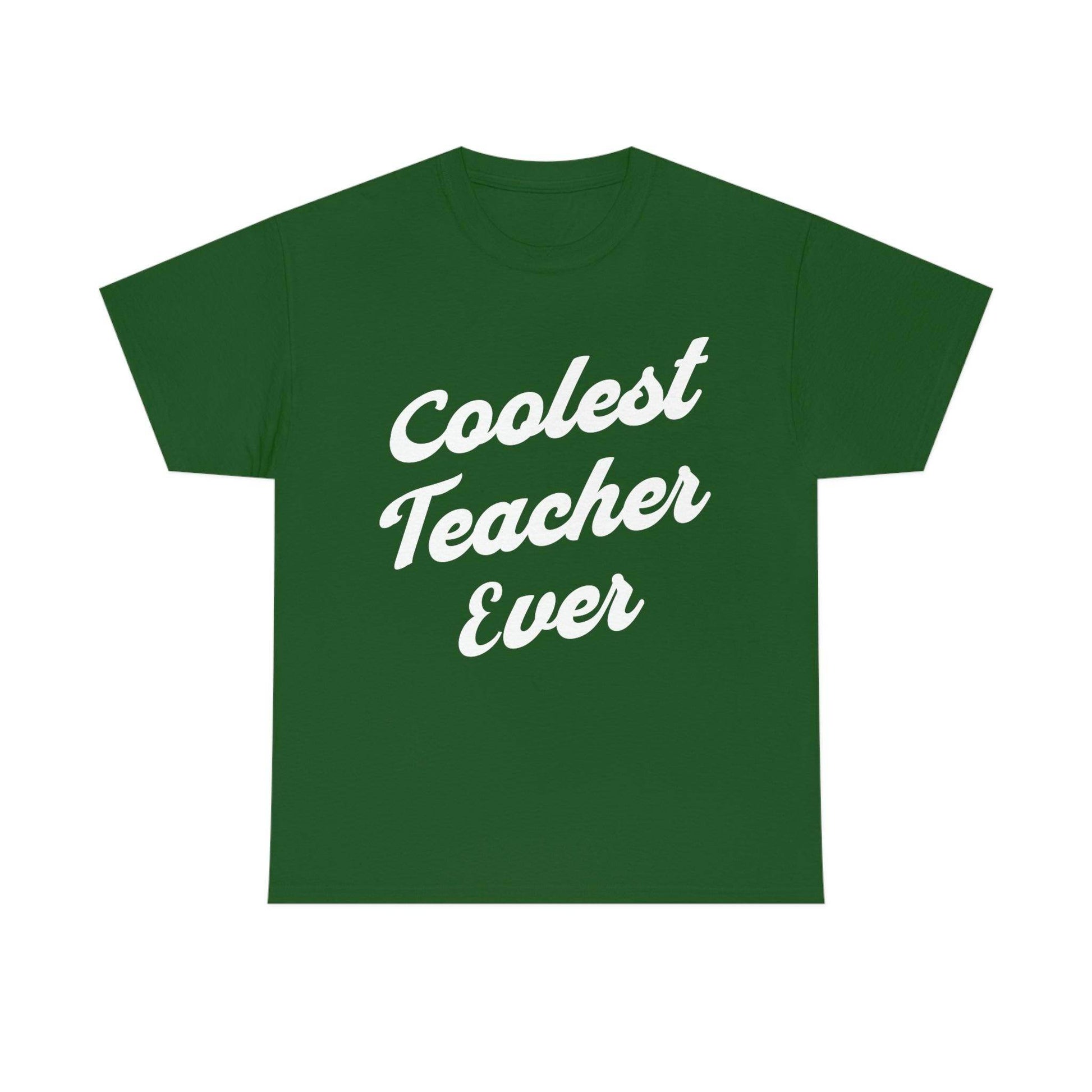 Coolest Teacher Ever T-Shirt - Giftsmojo