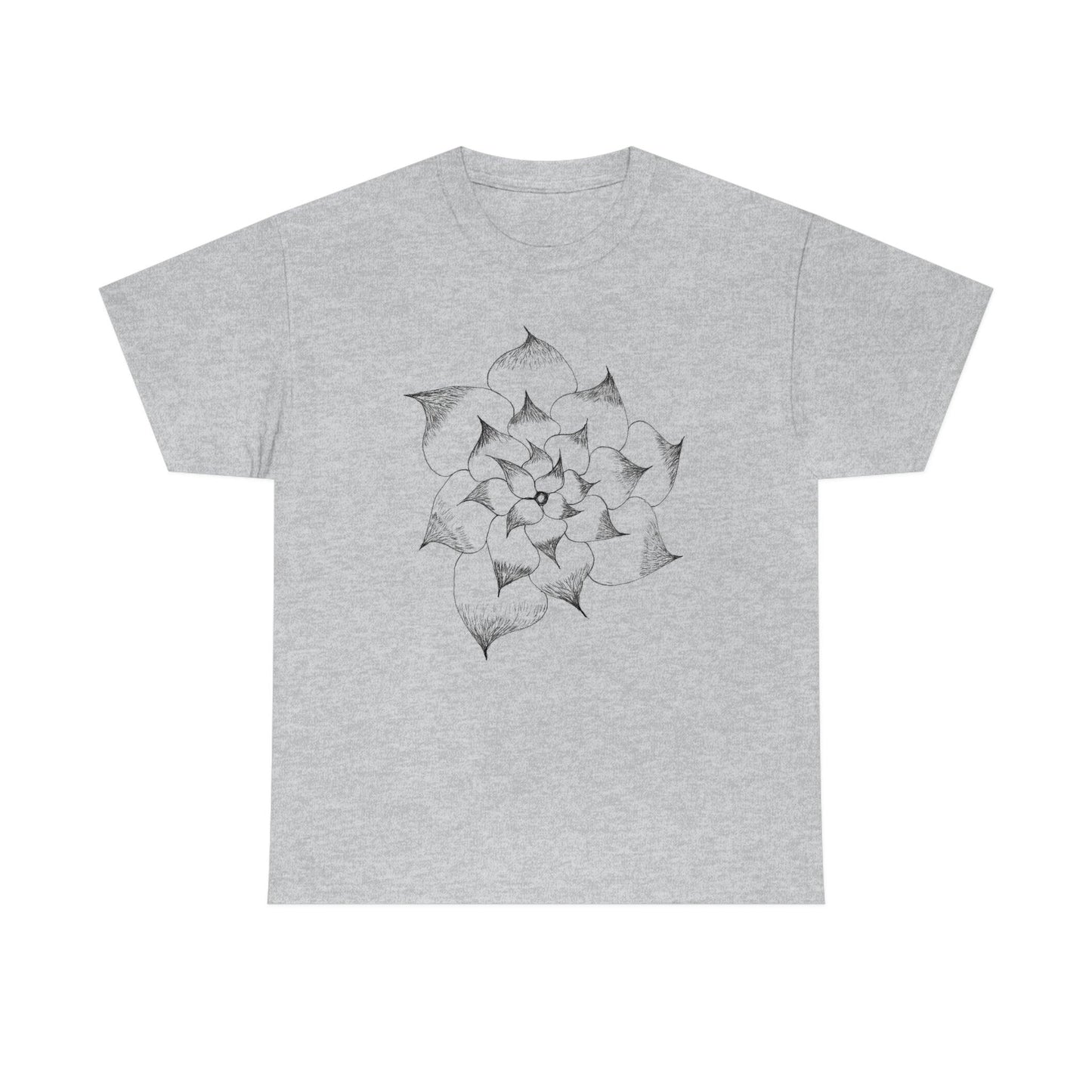 Flower Tee, custom designed tee, flower t-shirt, floral graphic tee - Giftsmojo