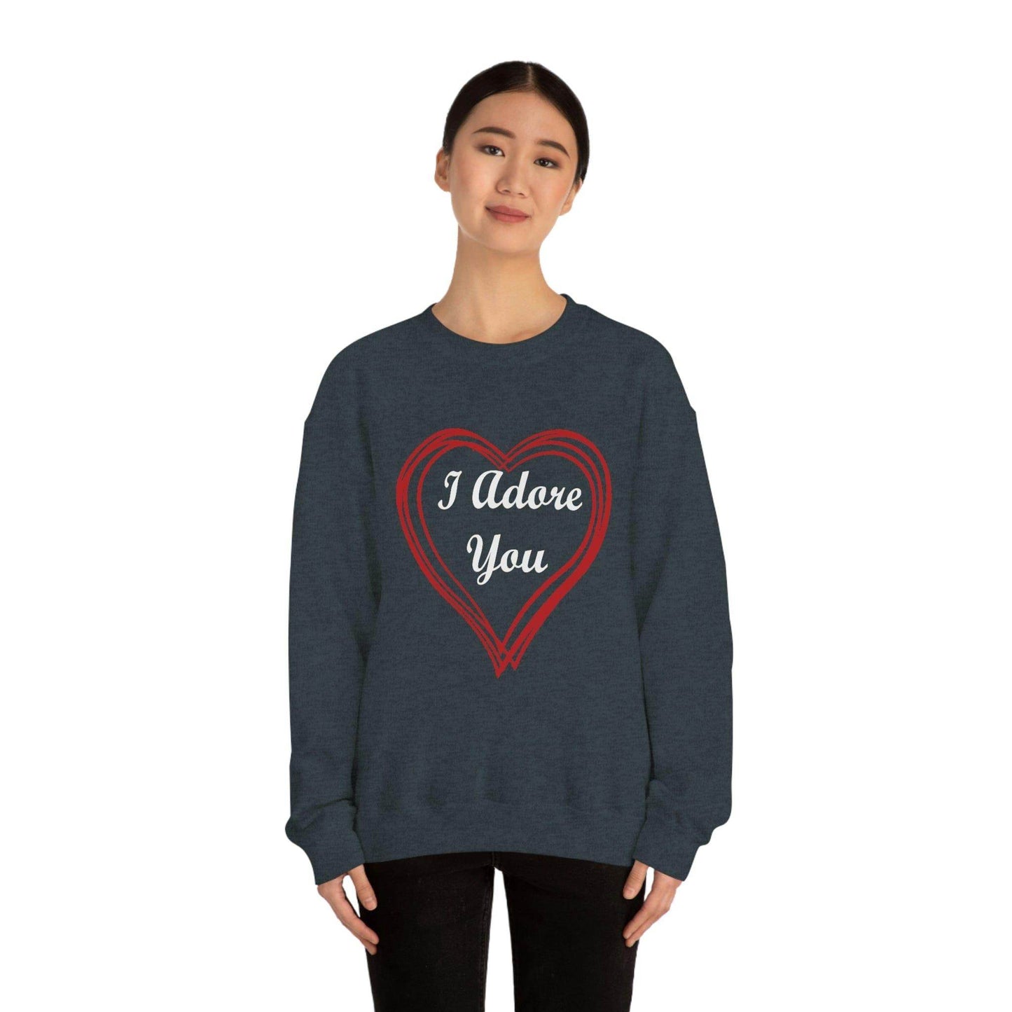 I Adore You Crewneck Sweatshirt - Giftsmojo