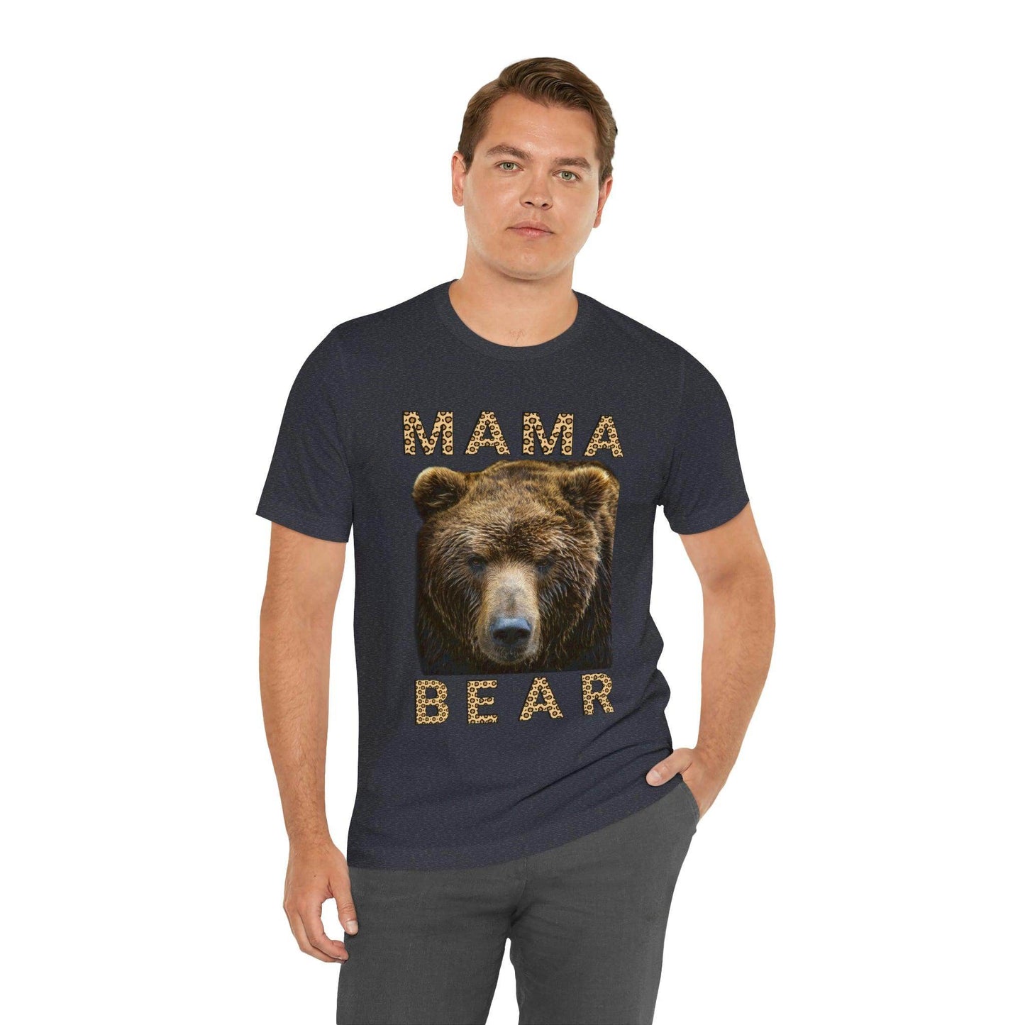 Mothers day shirt | Leopard Print Mama Bear Shirt | Mama Bear Tshirt, Funny mom shirt | best mom shirt | Momma Bear, Mama Bear Gift, Animal Nature Lover Shirt - Giftsmojo