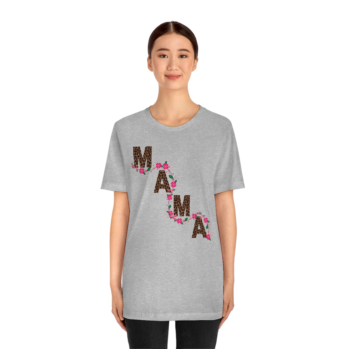 Leopard print Mama shirt Flower mama shirt - Leopard Mama Shirt mothers day shirt new mom shirt