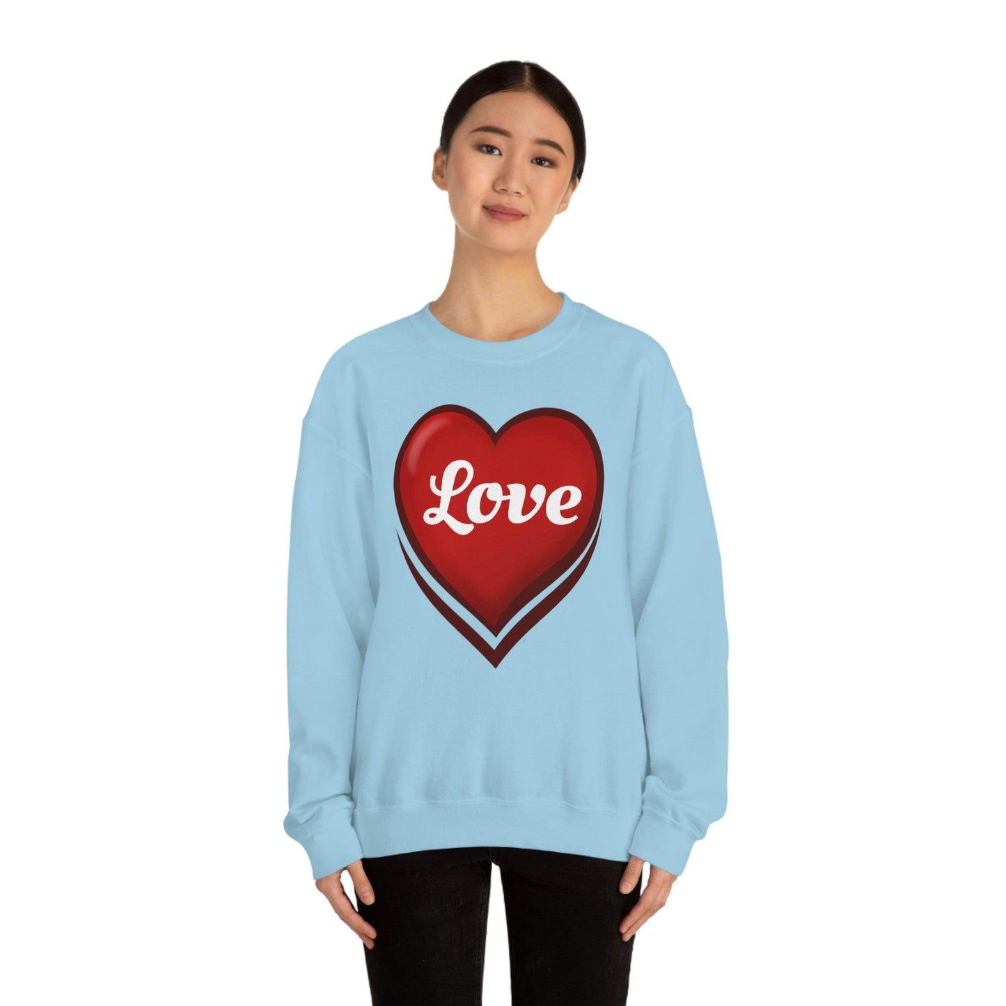 Love Sweatshirt, Valentine's Gift, - Giftsmojo