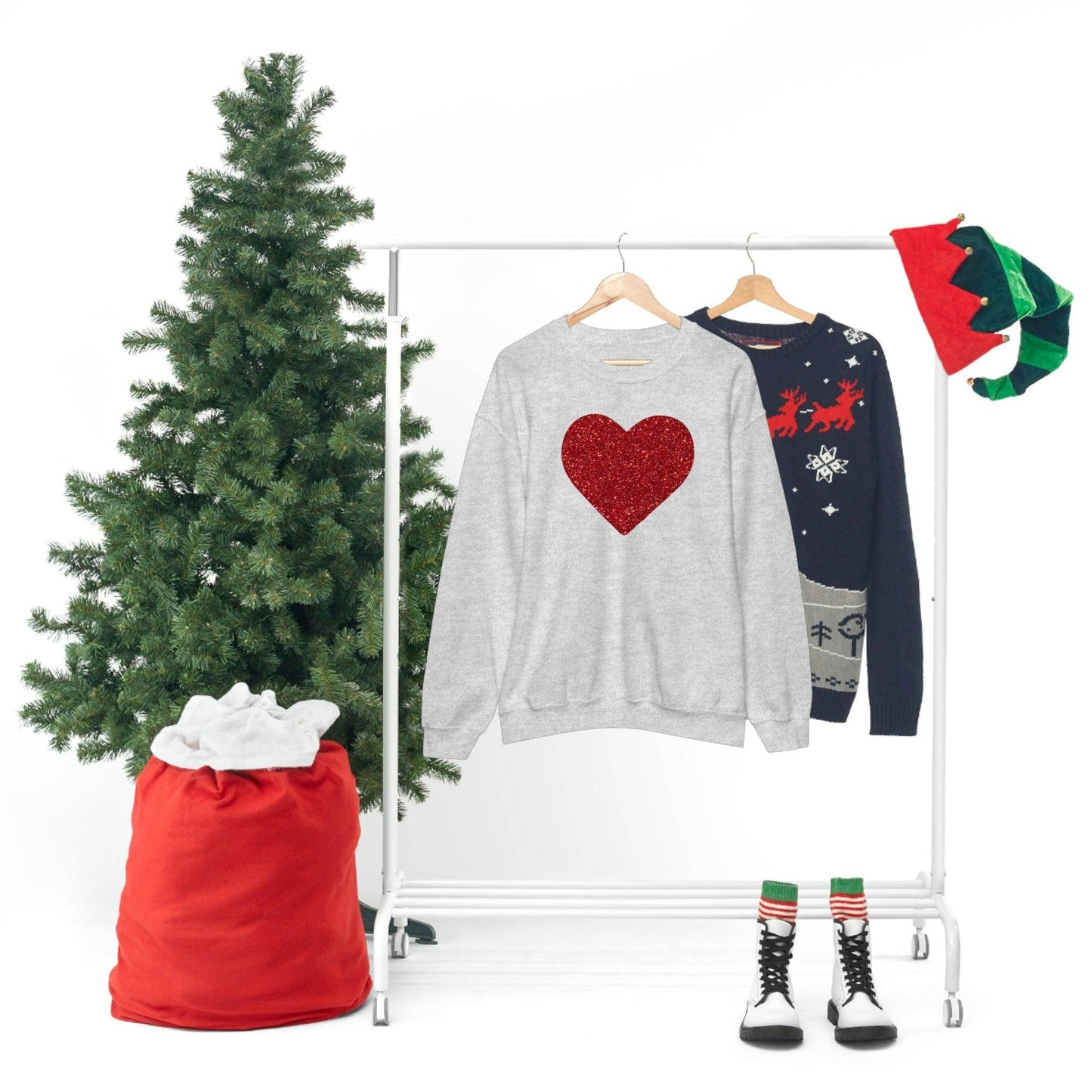 Heart Sweatshirt Love sweatshirt Love Shirt Cute Love Shirt with Heart Valentine sweatshirt - Matching Love shirt Girlfriend gift Boyfriend - Giftsmojo