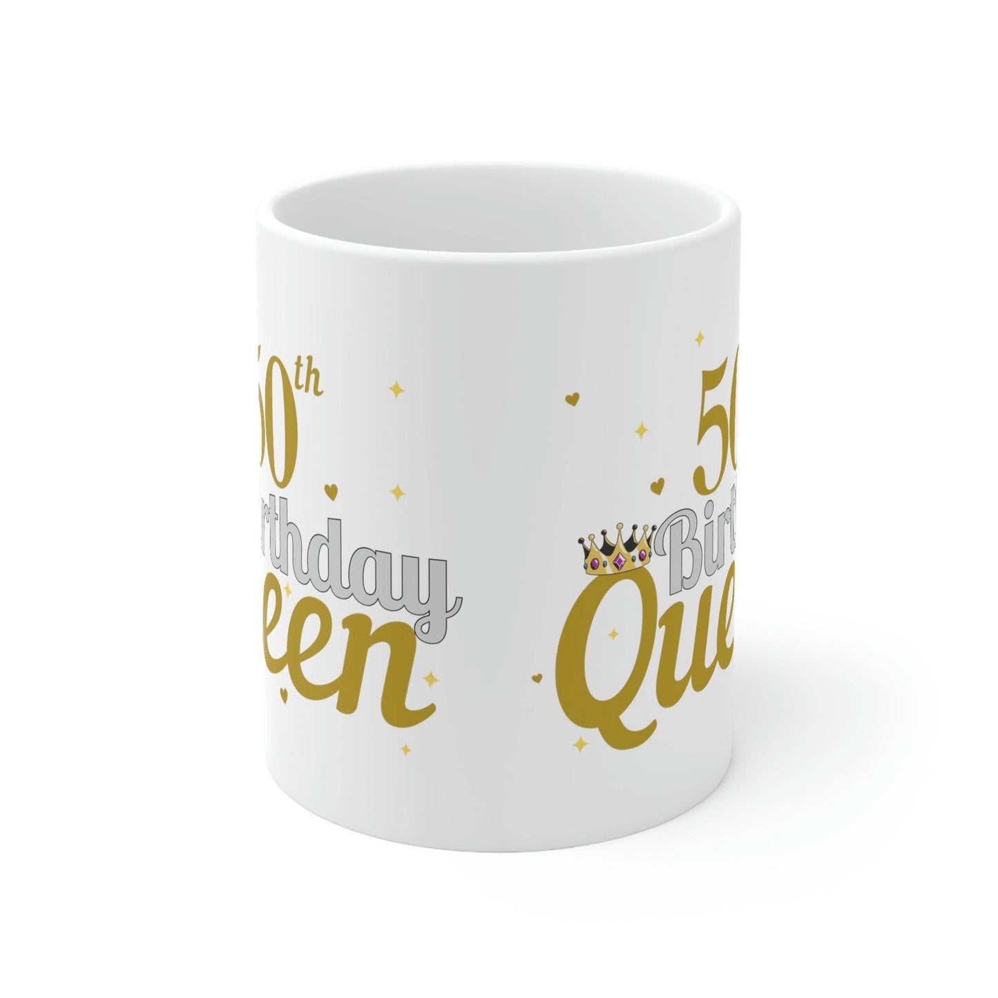 50th Birthday Queen Mug | Limited Edition Gift - Giftsmojo
