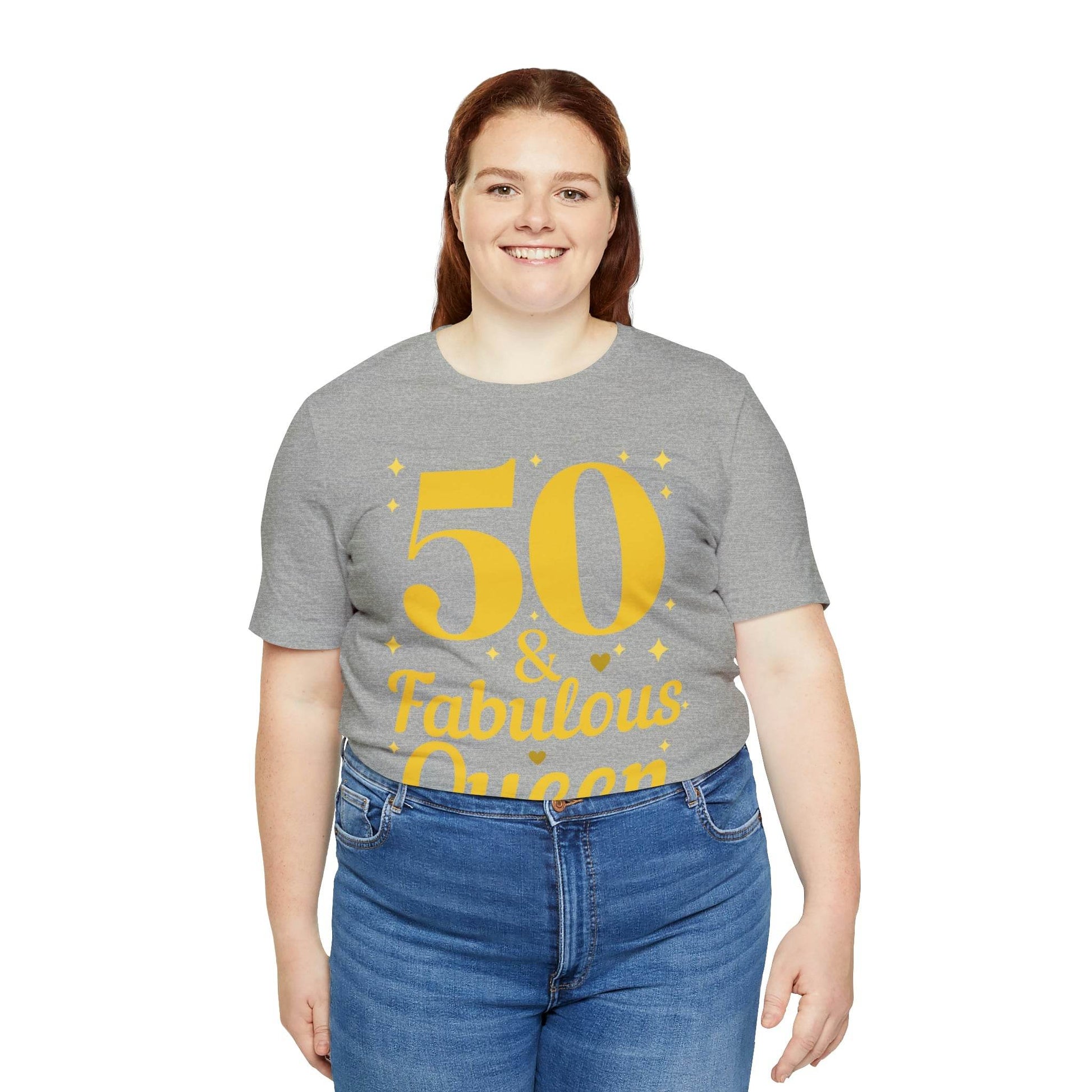 50 and Fabulous Queen shirt, Funny 50th birthday shirt - Giftsmojo