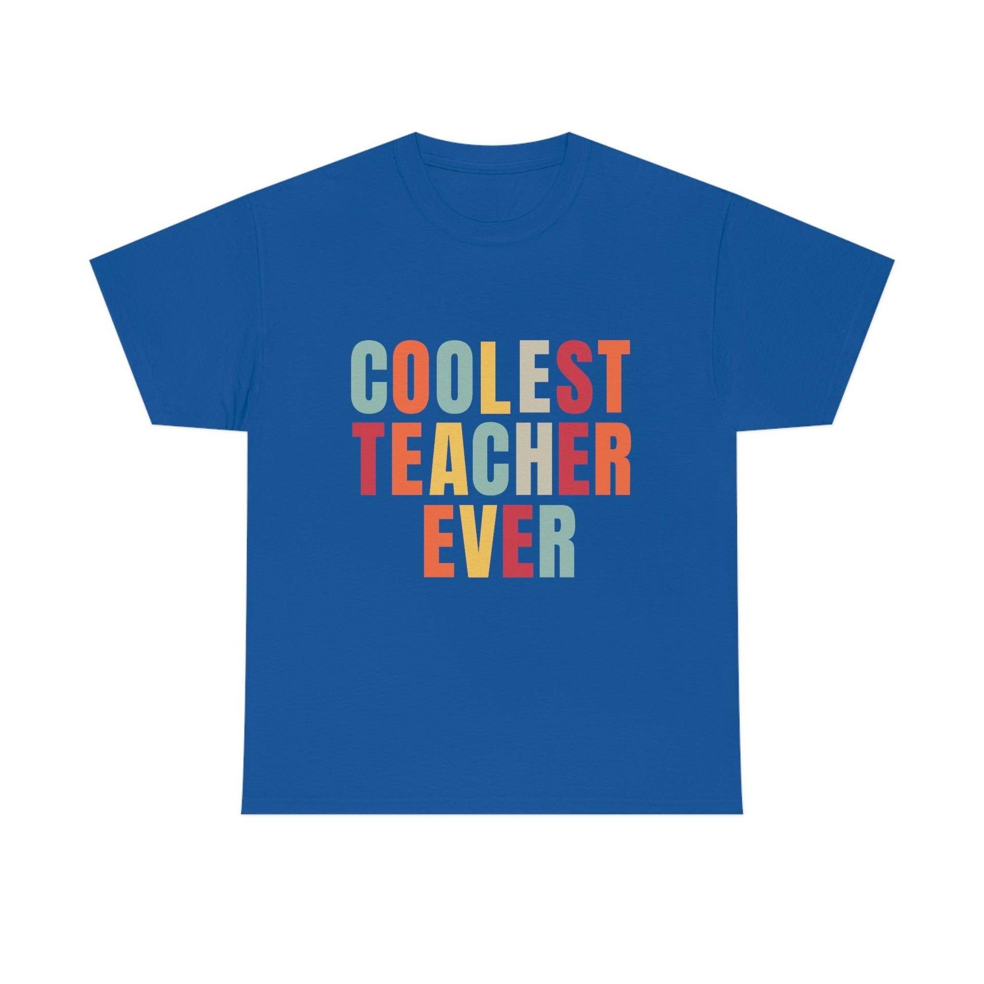Coolest Teacher Ever Shirt - Giftsmojo