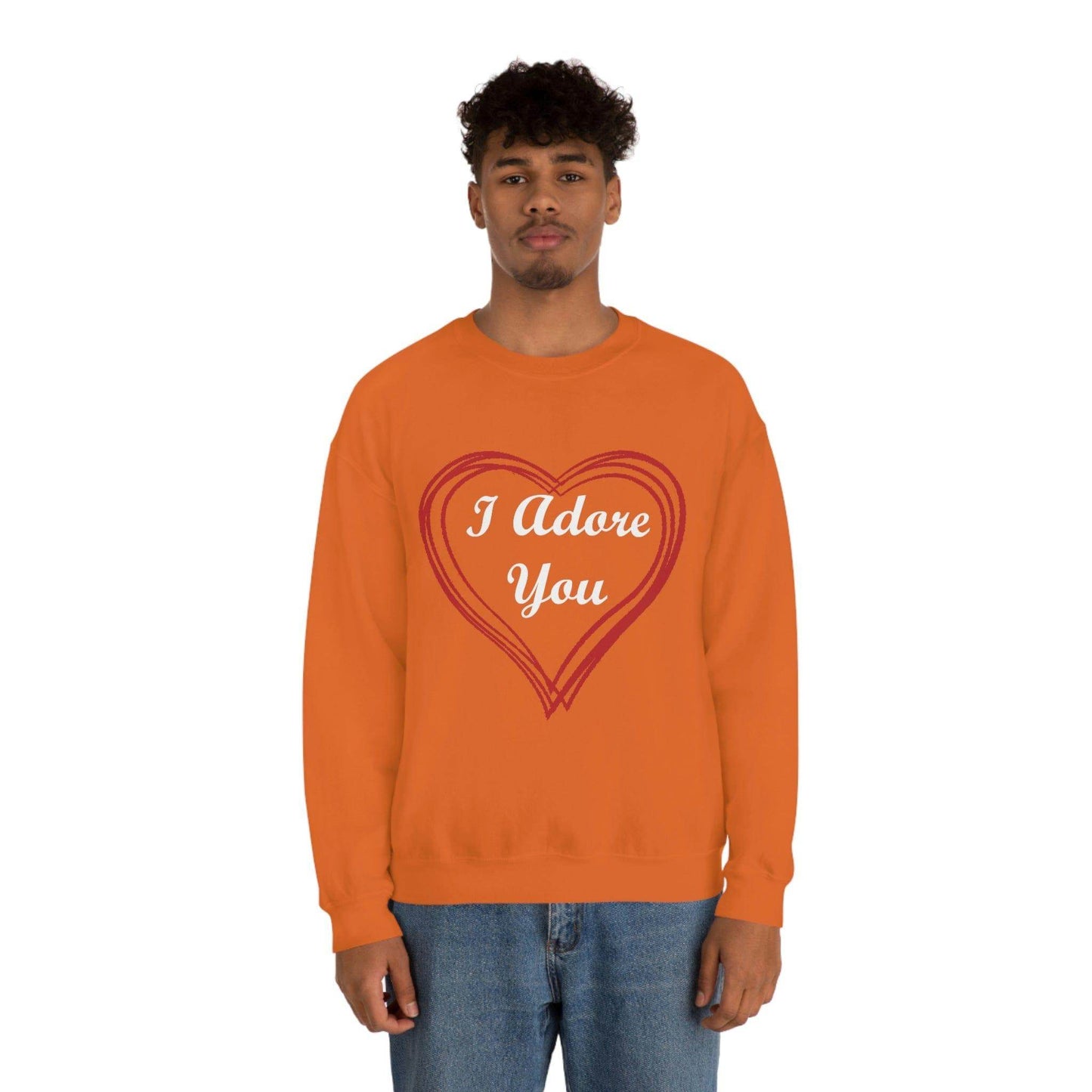I Adore You Crewneck Sweatshirt - Giftsmojo