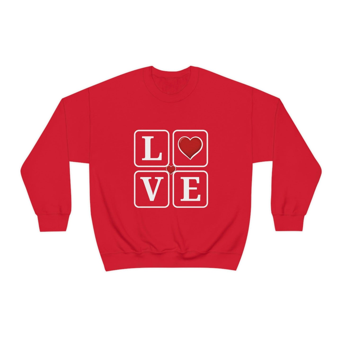 Love square Hearts Sweatshirt