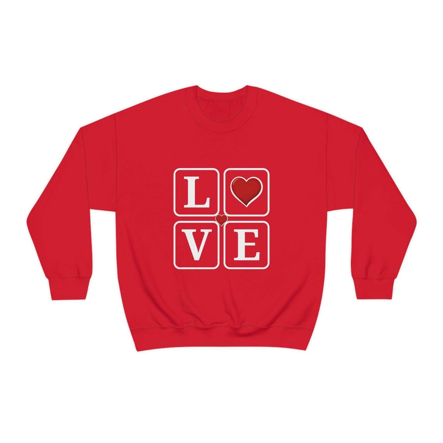 Love square Hearts Sweatshirt - Giftsmojo