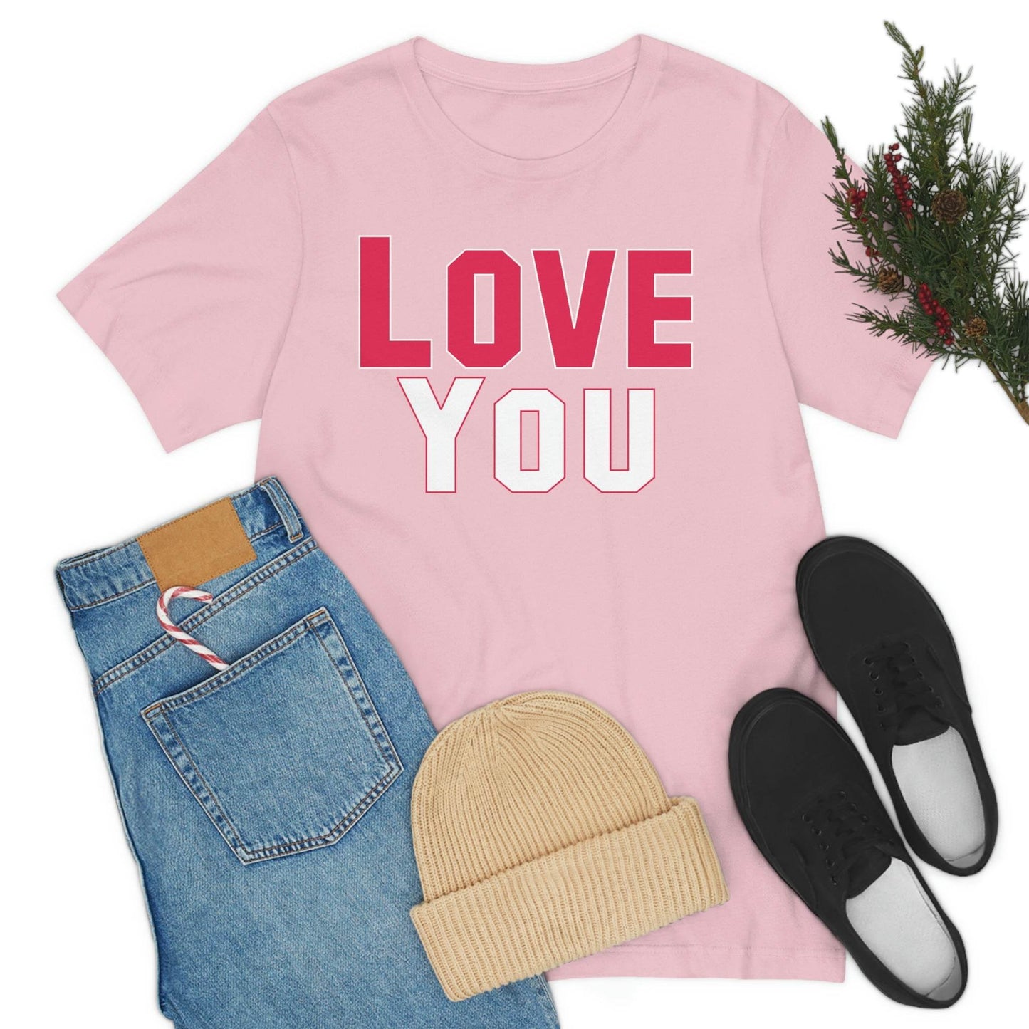 Love you T-shirt - Giftsmojo