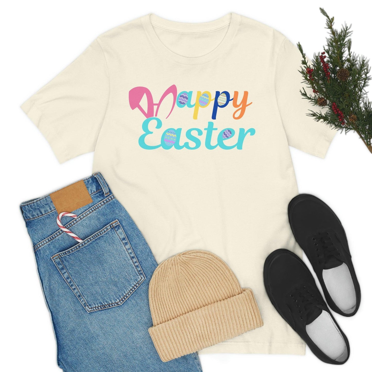 Happy Easter T-shirt, Easter gift for adults, easter shirts