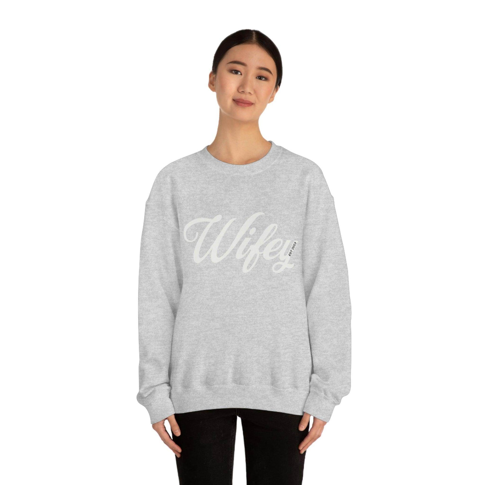 Wifey Sweatshirt - Giftsmojo