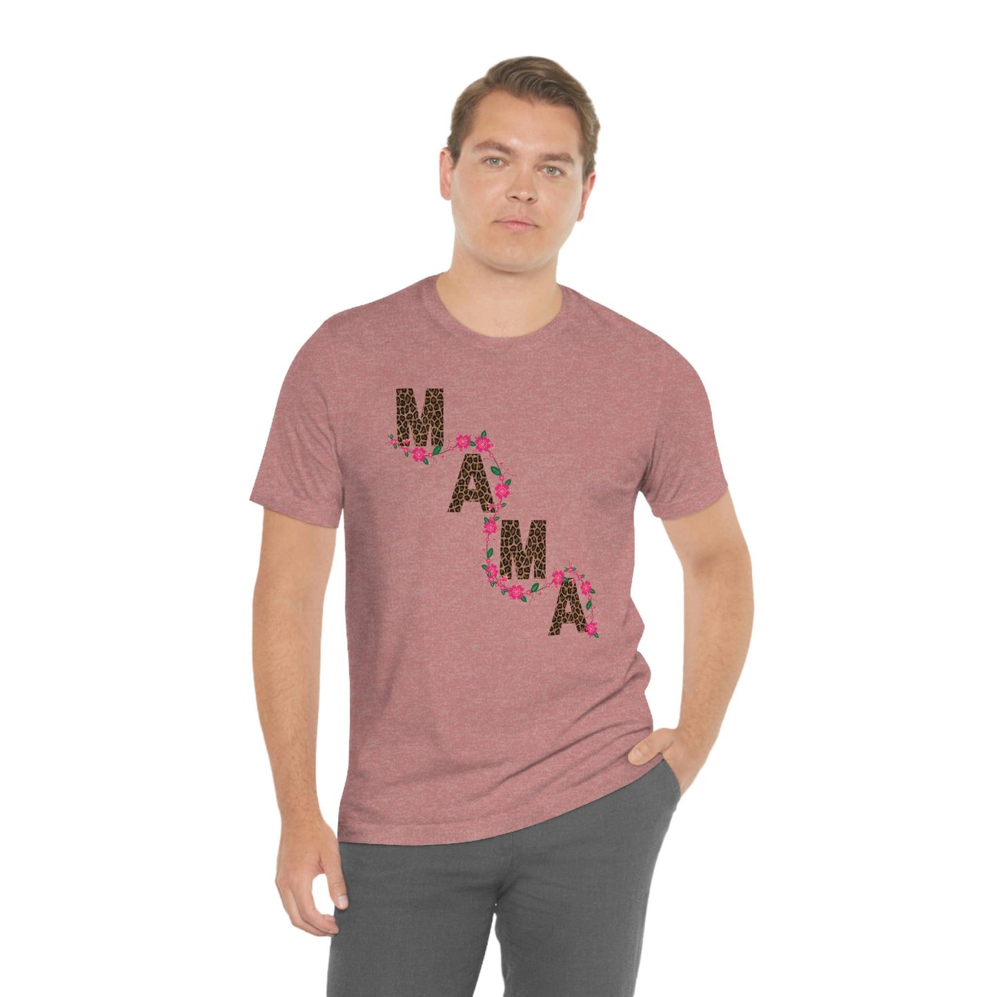 Leopard print Mama shirt Flower mama shirt - Leopard Mama Shirt mothers day shirt new mom shirt - Giftsmojo