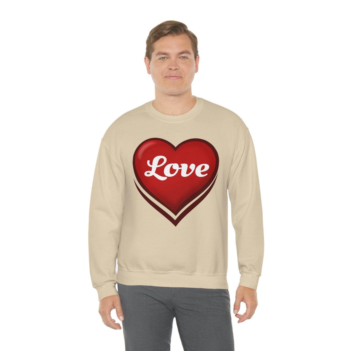 Love Sweatshirt, Valentine's Gift, - Giftsmojo