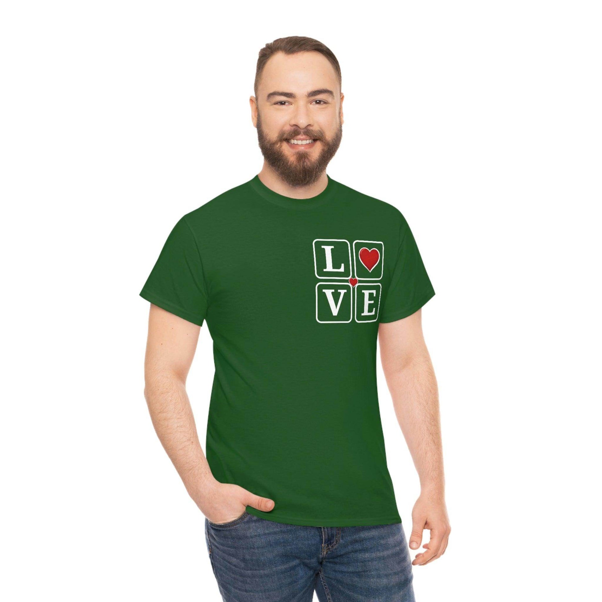 Love square Hearts T-shirt - Giftsmojo