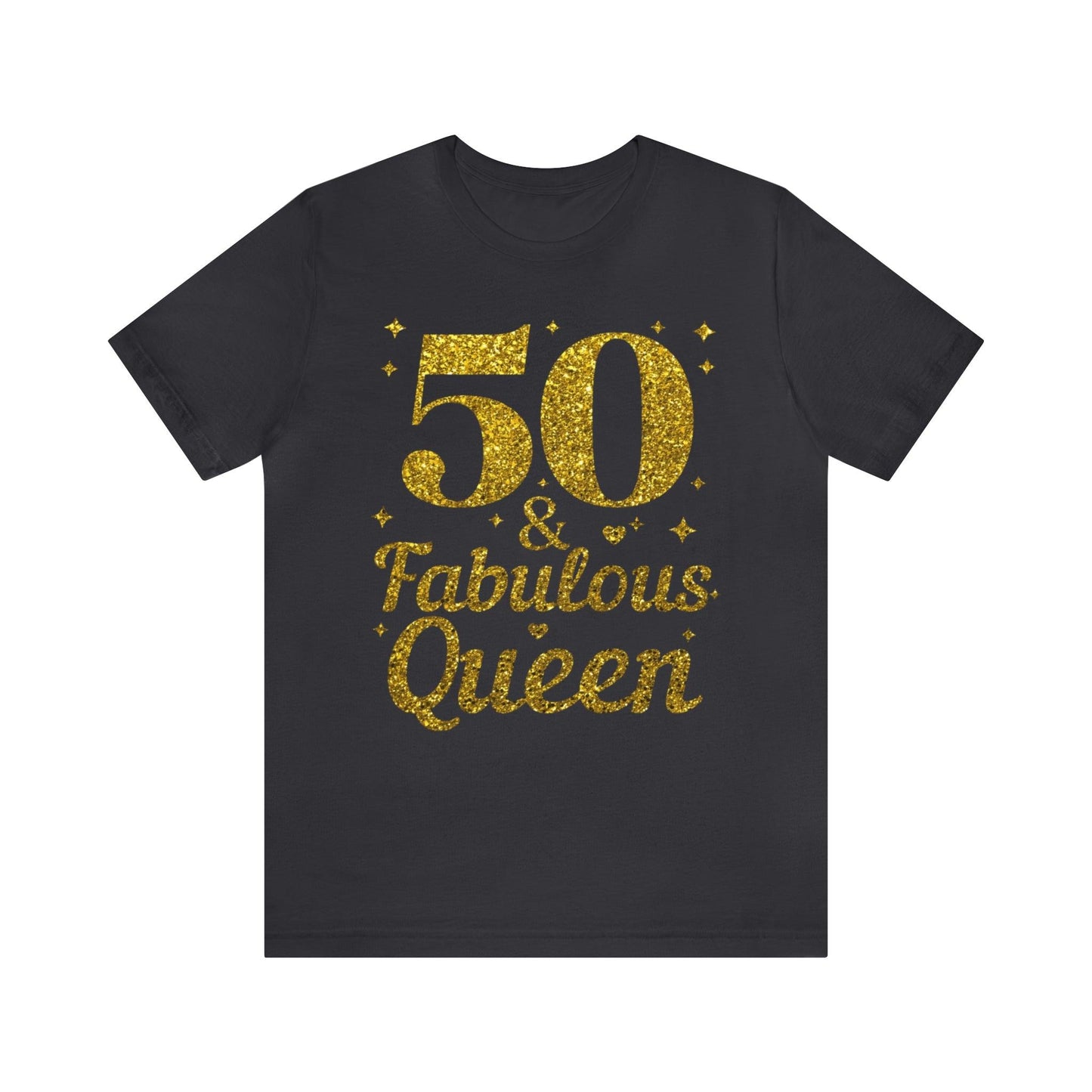 50 and Fabulous Queen shirt, Funny 50th birthday shirt, 50th birthday Tshirt, birthday queen shirt, Gift for 50th birthday, Vintage shirt, birthday gift, birthday girl shirt, mom’s birthday gift - Giftsmojo