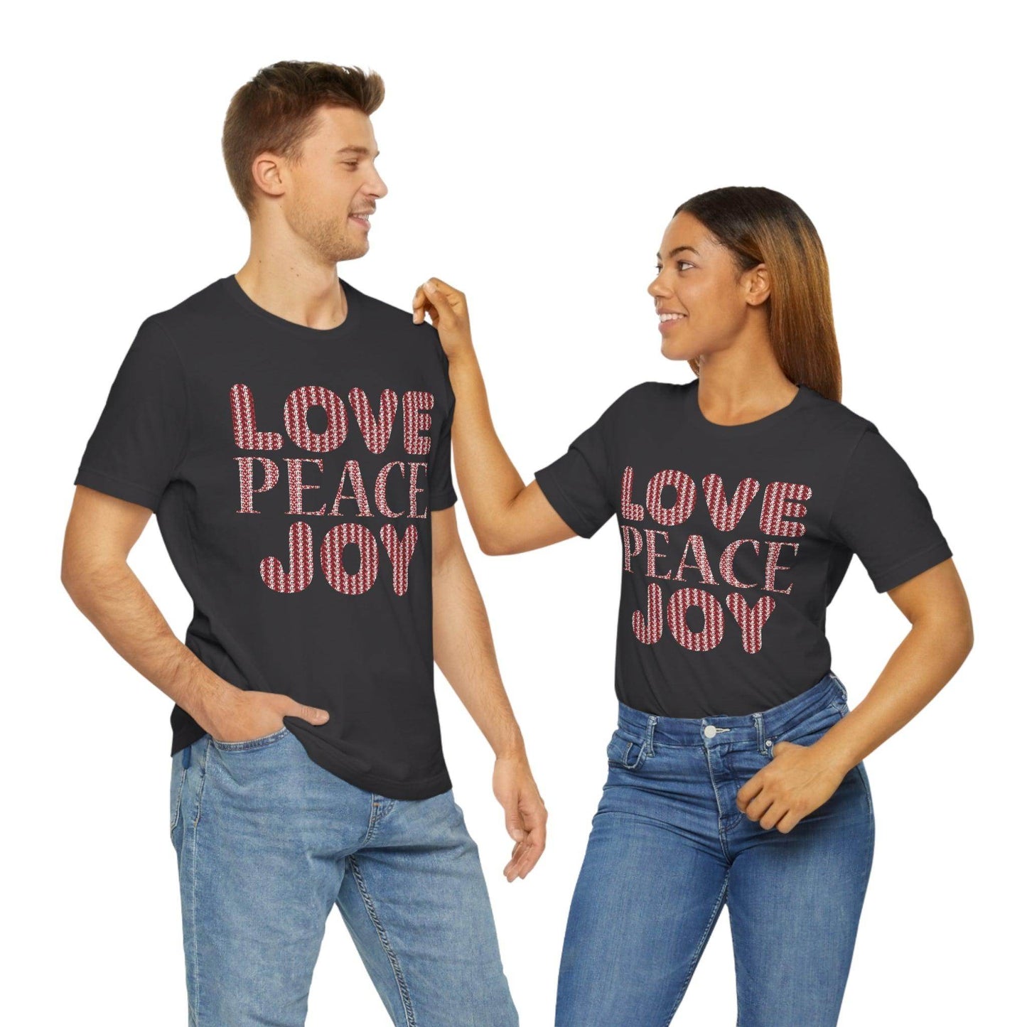 love peace joy Tee - Giftsmojo