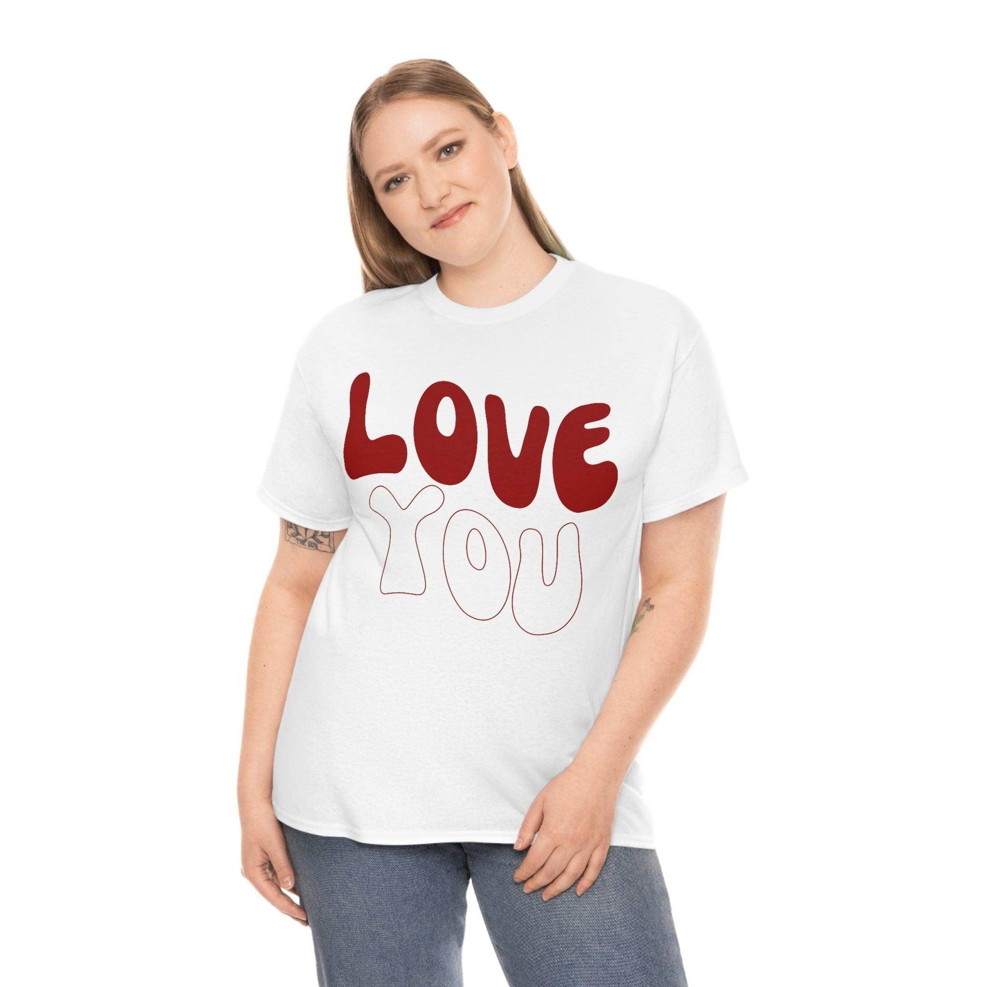 Love You Tee - Giftsmojo