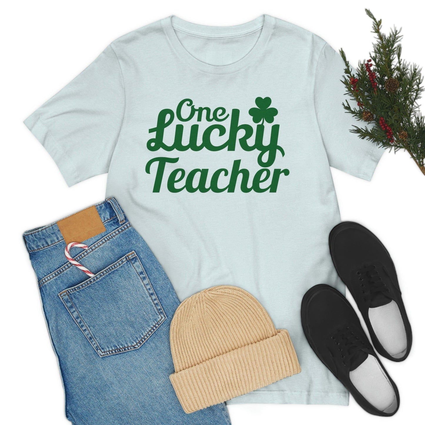 One Lucky Teacher Shirt feeling Lucky St Patrick's Day shirt - Funny St Paddy's day Funny Shirt - Giftsmojo