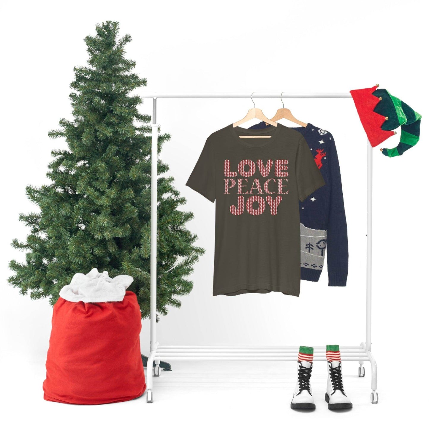 love peace joy Tee - Giftsmojo
