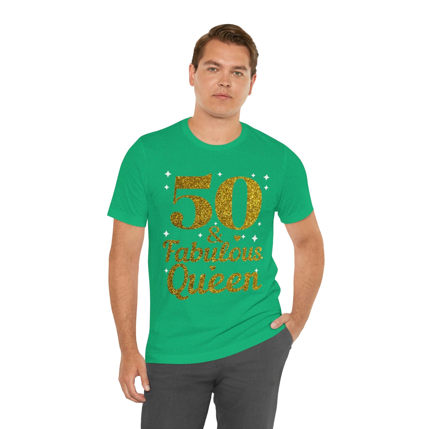 Funny 50th birthday shirt, 50th birthday Tshirt, 50 and fabulous Queen, birthday queen shirt, Gift for 50th birthday, Vintage shirt, birthday gift, birthday girl shirt, mom’s birthday gift, mom gift, wife gift,
