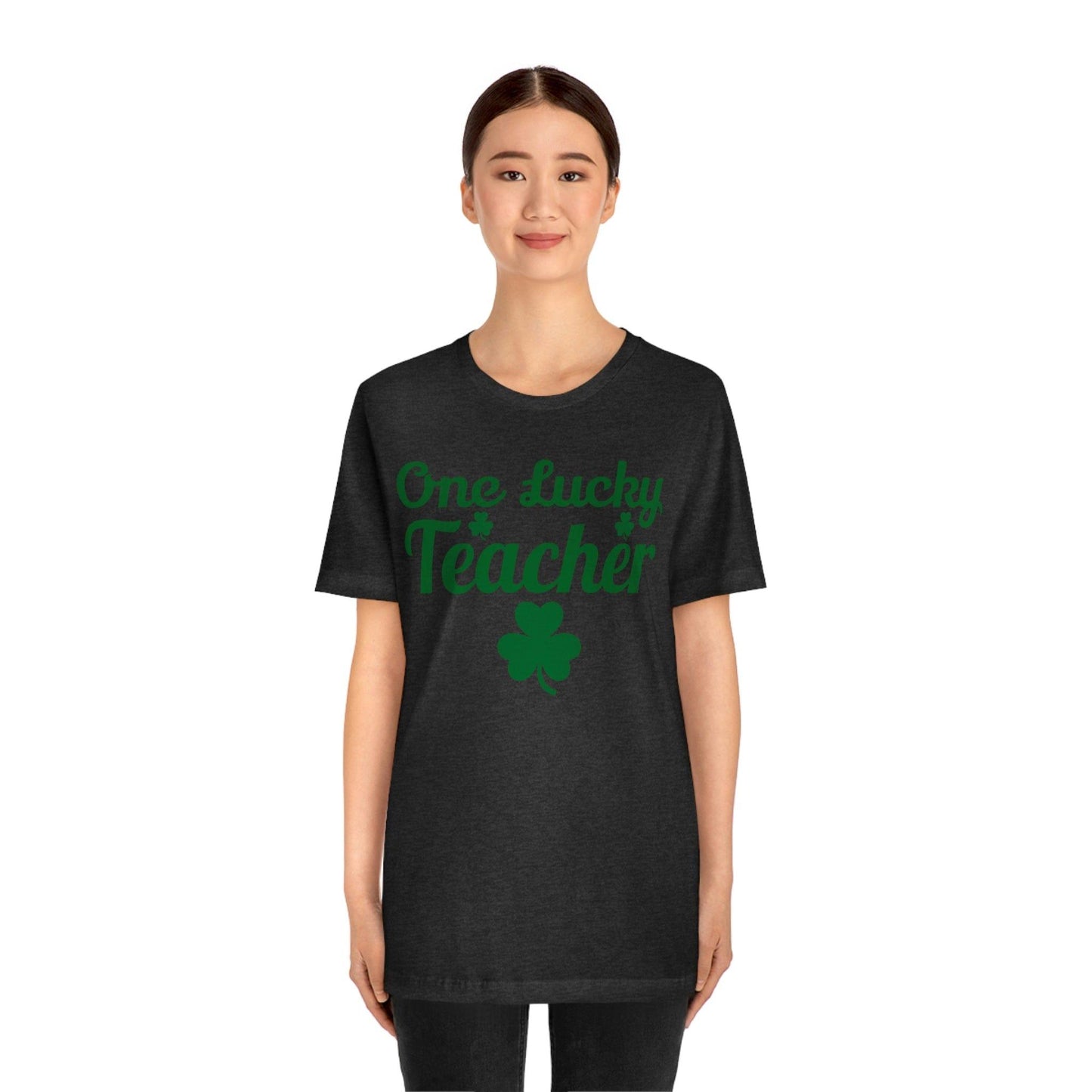 One Lucky Teacher Shirt feeling Lucky St Patrick's Day shirt - Funny St Paddy's day Funny Shirt