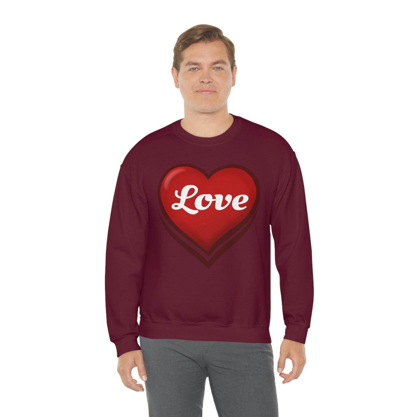 Love Sweatshirt, Valentine's Gift, - Giftsmojo