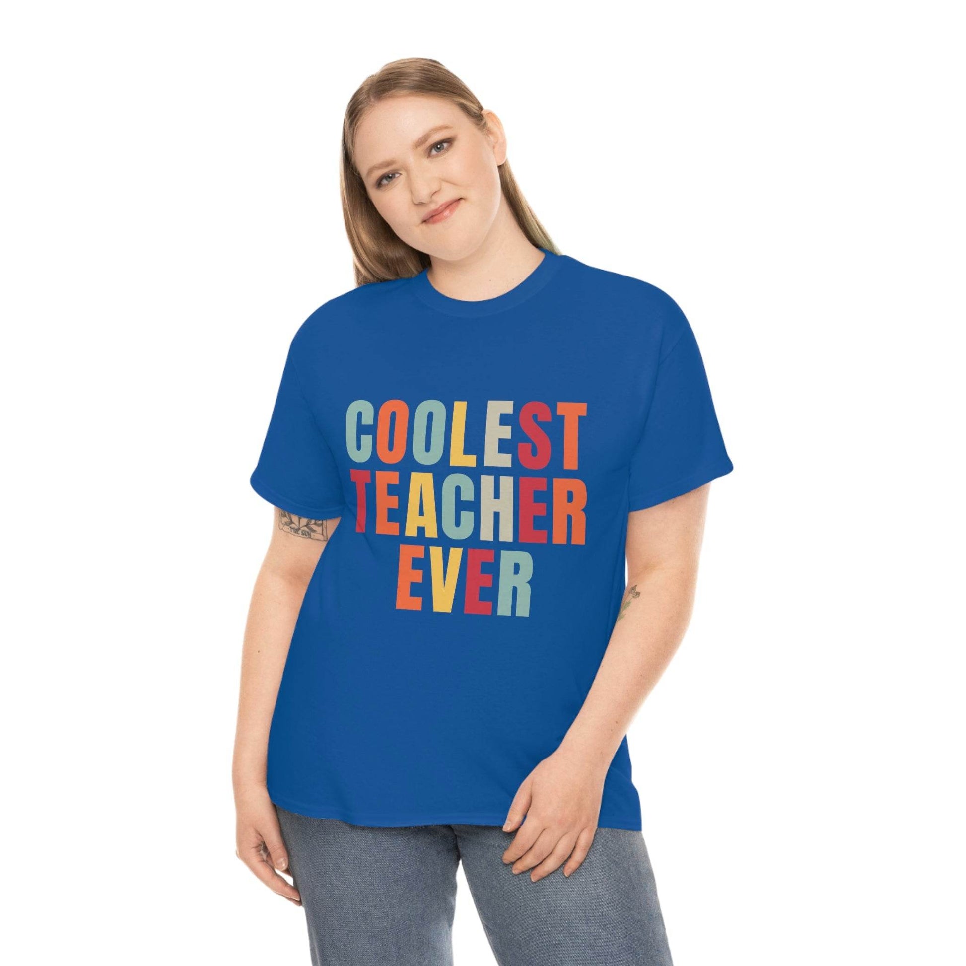 Coolest Teacher Ever Shirt - Giftsmojo