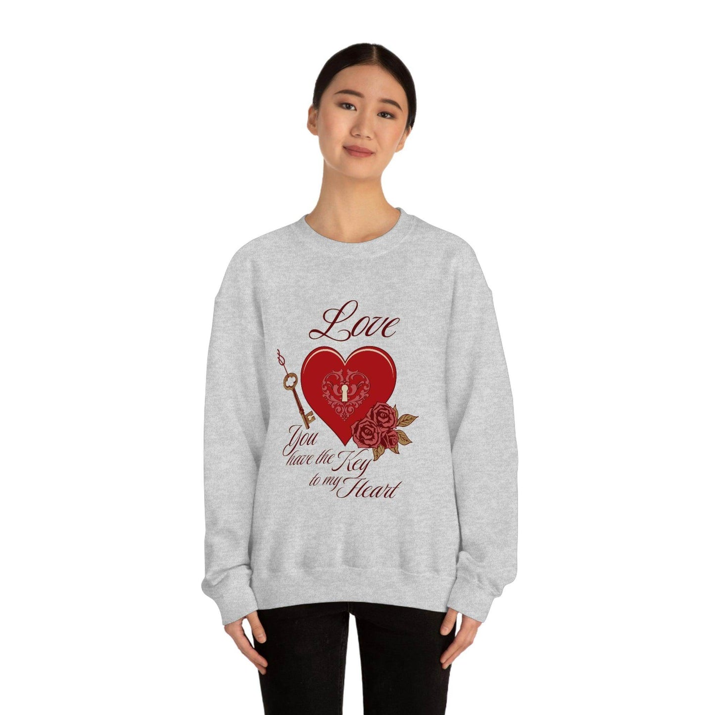 Love you have the key to my heart Sweatshirt - Giftsmojo