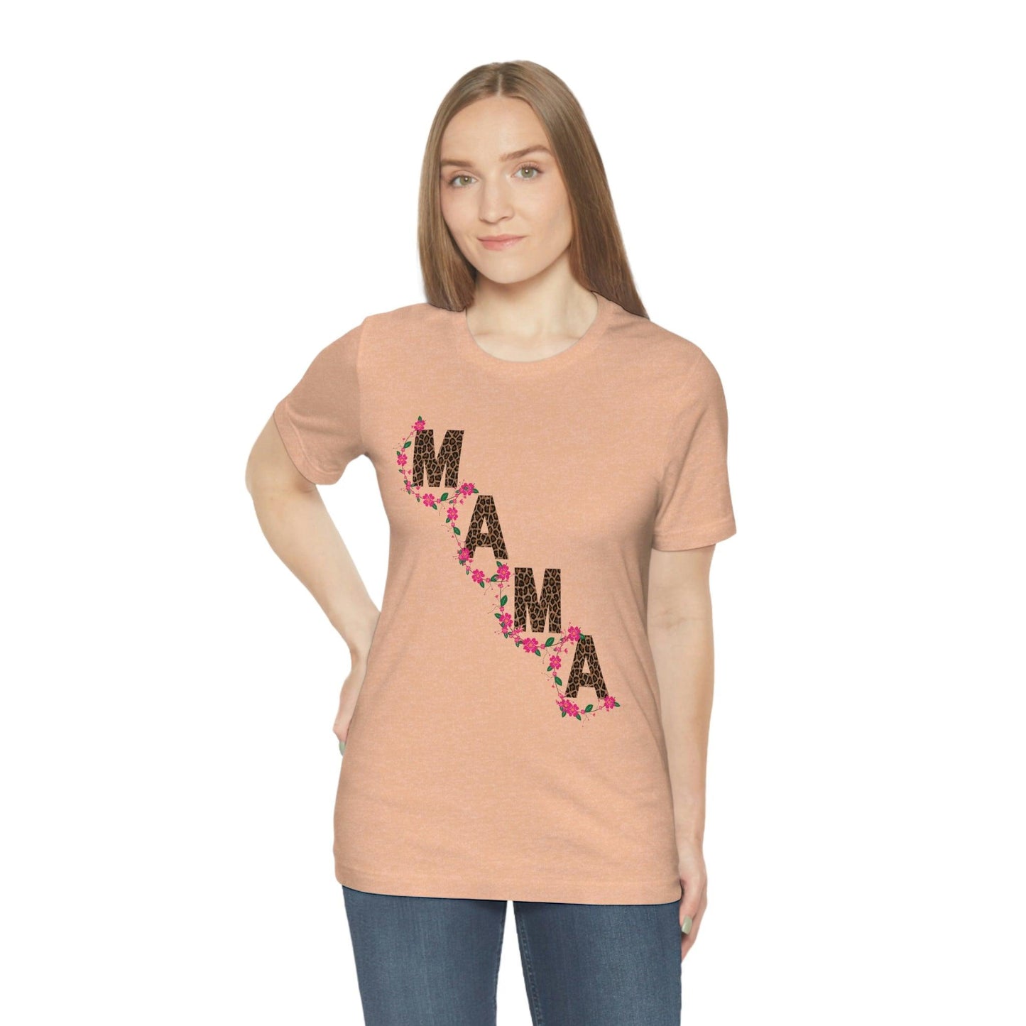 Leopard print Mama shirt - Leopard Mama Shirt mothers day shirt new mom shirt - Giftsmojo
