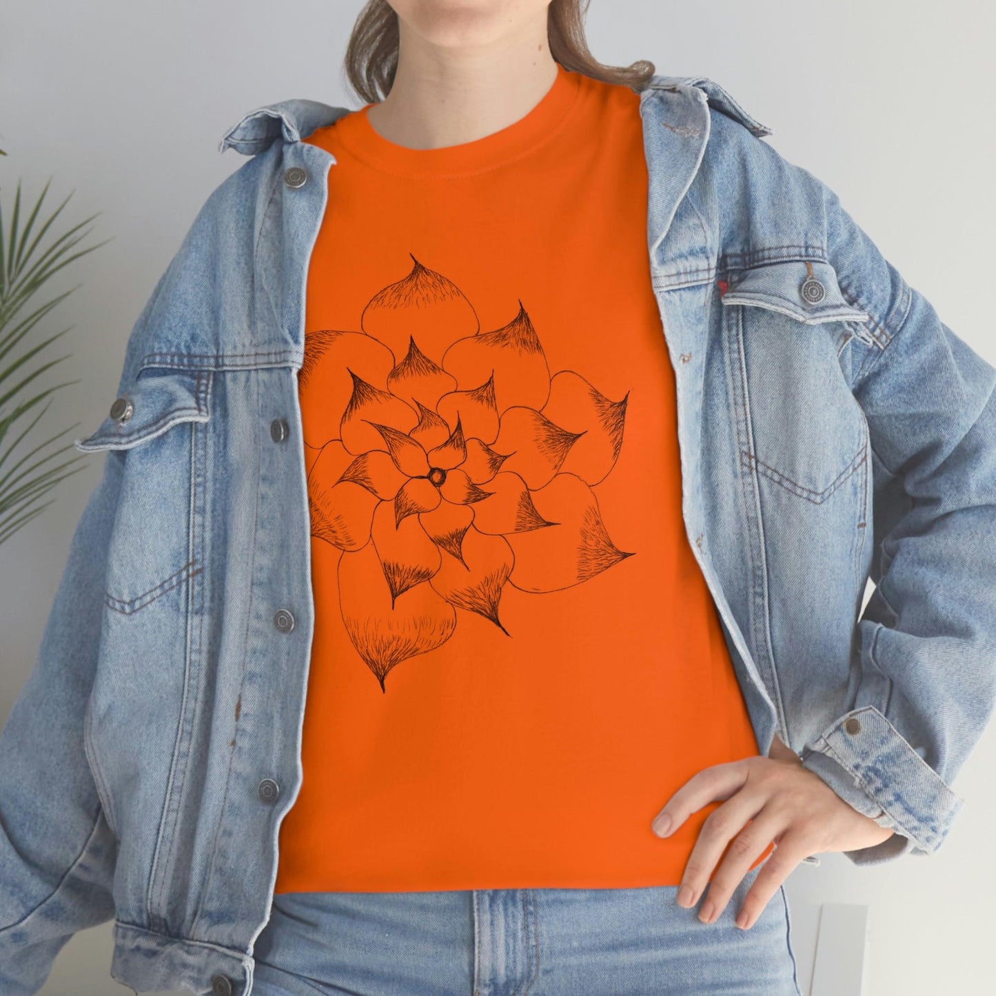 Flower Tee, custom designed tee, flower t-shirt, floral graphic tee - Giftsmojo