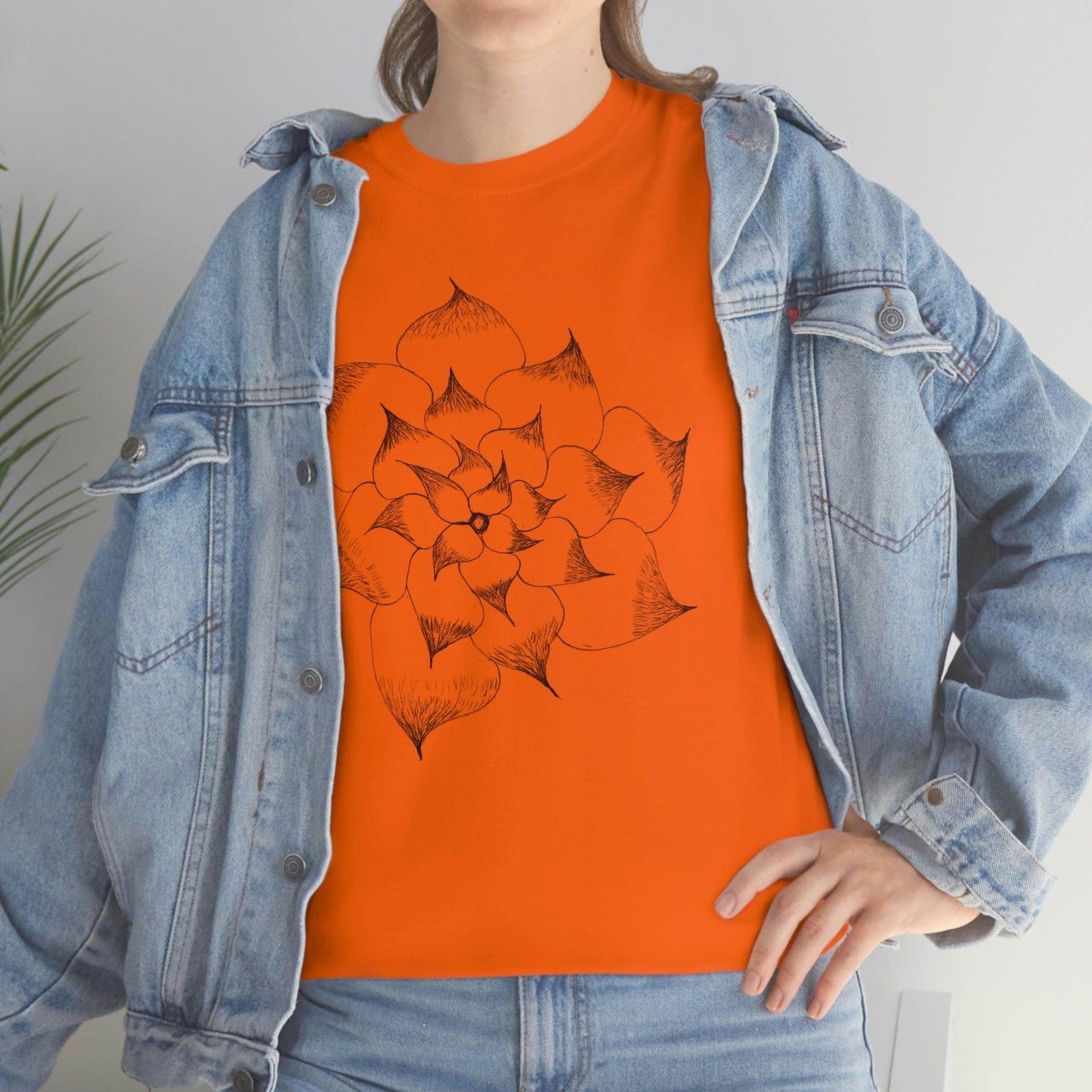 Flower Tee, custom designed tee, flower t-shirt, floral graphic tee - Giftsmojo