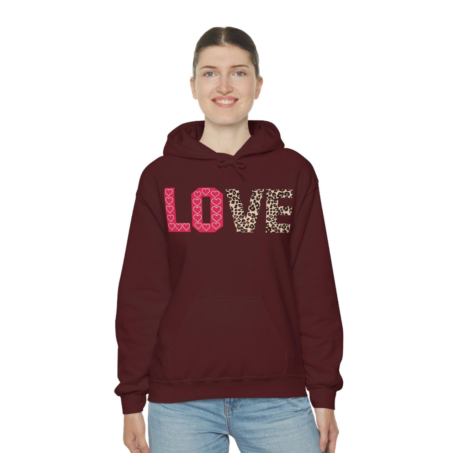 Leopard print Hooded Sweatshirt