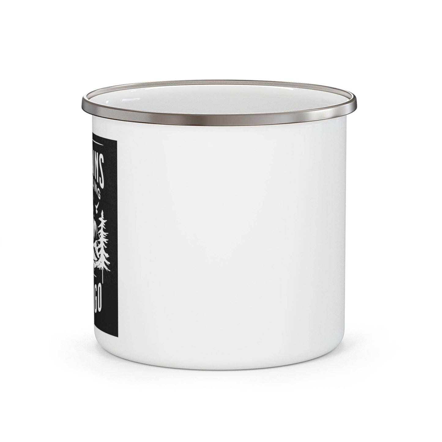 Enamel Camping Mug, Camping gift, Gift for dad, Father's day gift, Dad Mug - Giftsmojo