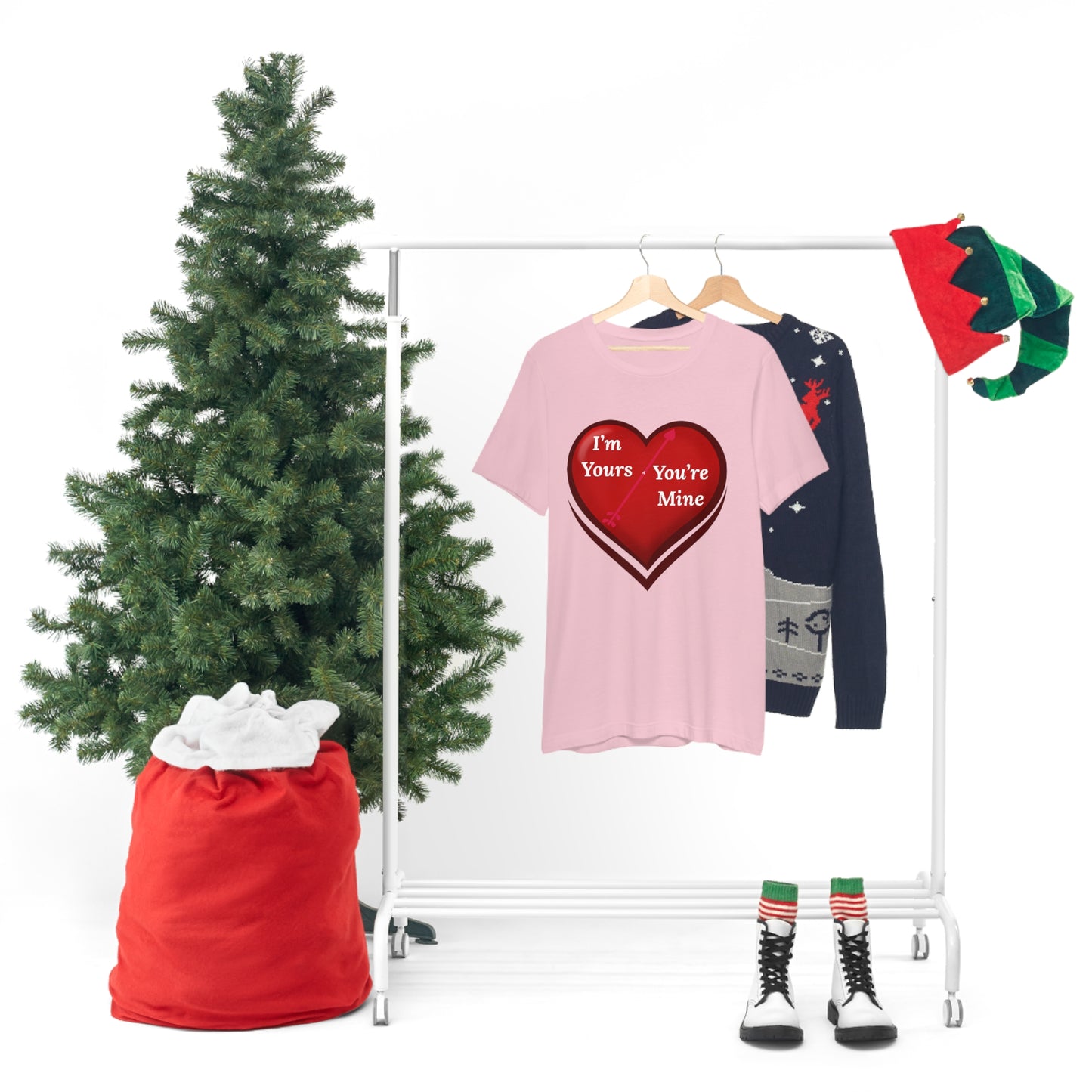 I'm Yours and You're Mine Heart Tee