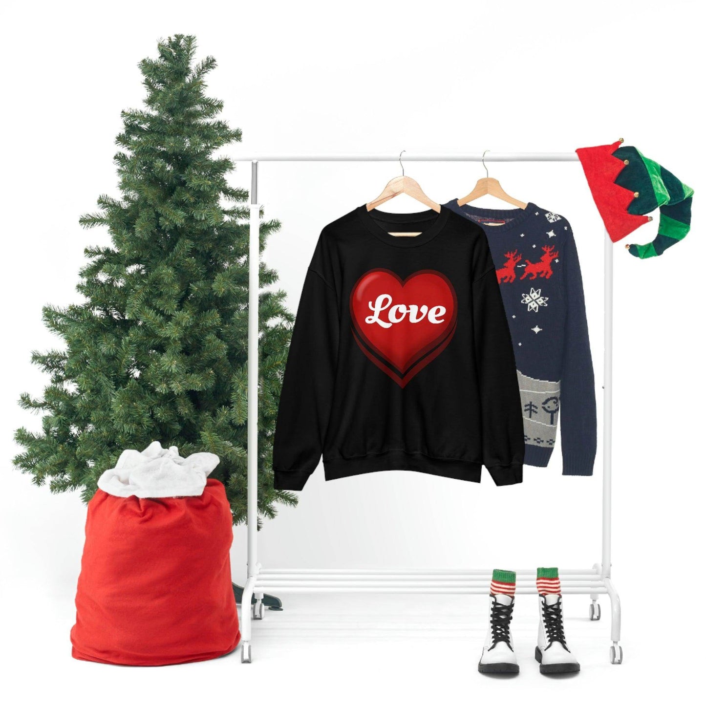 Love Sweatshirt, Valentine's Gift, - Giftsmojo
