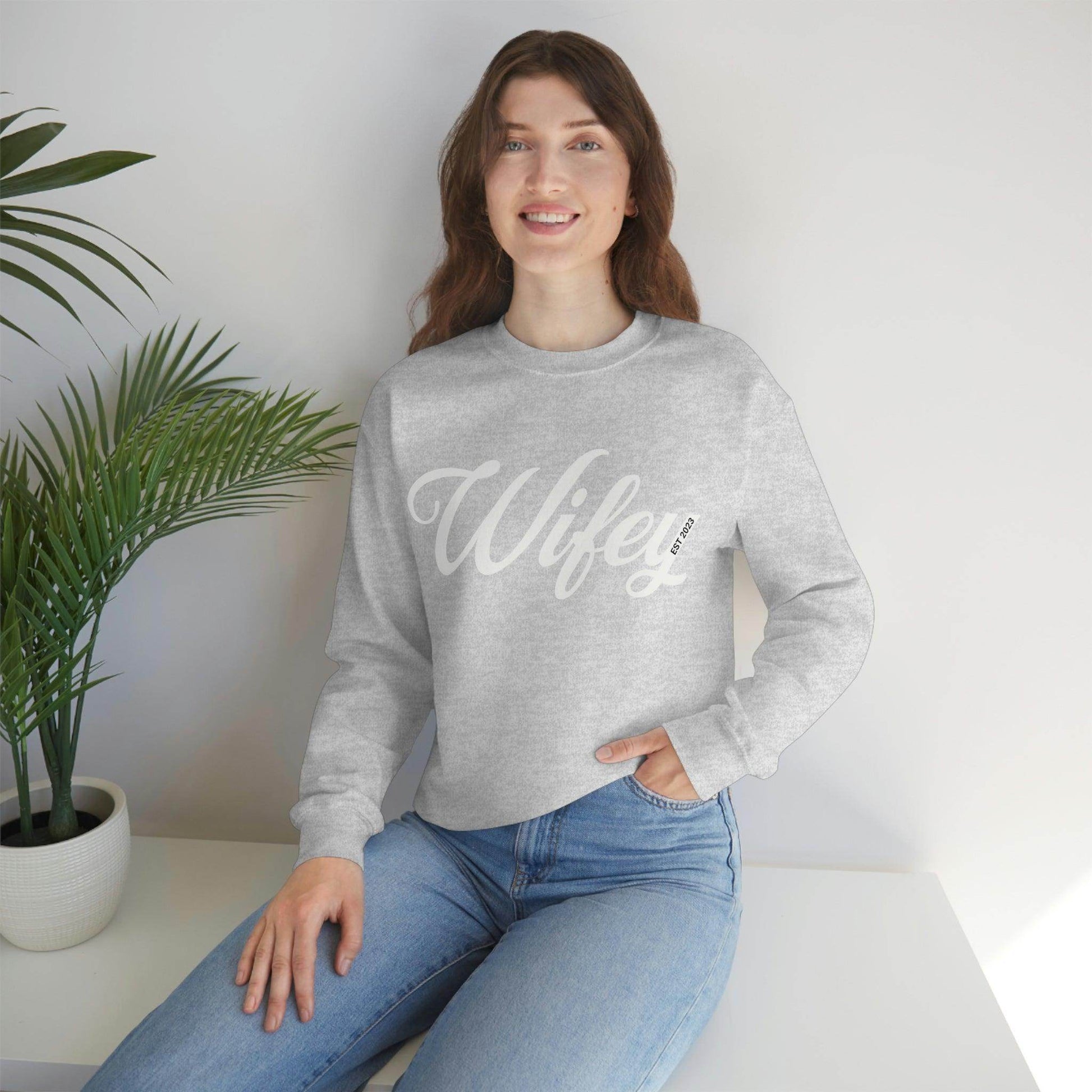 Wifey Sweatshirt - Giftsmojo