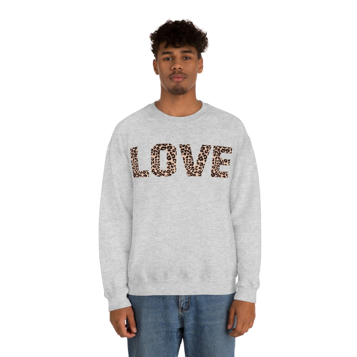 Leopard print love Sweatshirt