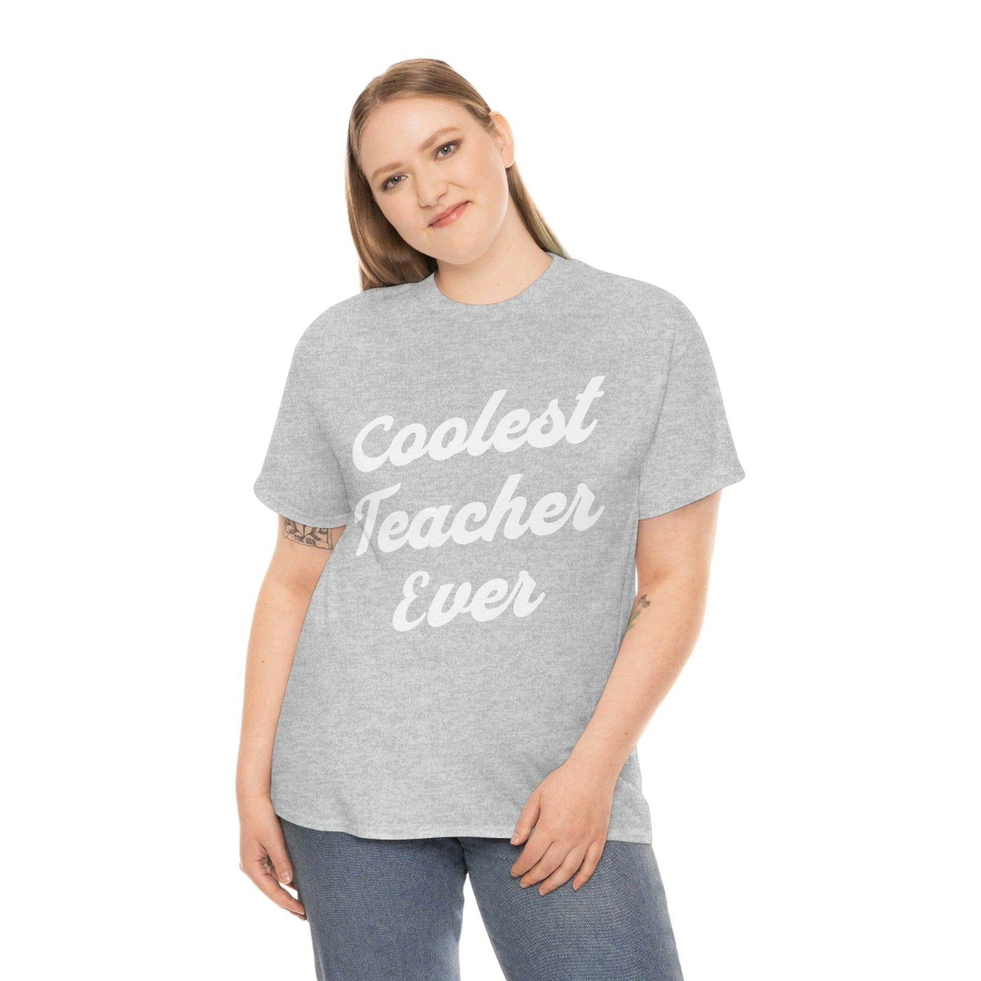 Coolest Teacher Ever T-Shirt - Giftsmojo
