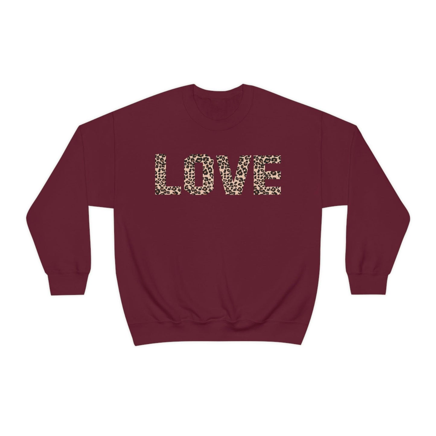 Leopard print love Sweatshirt