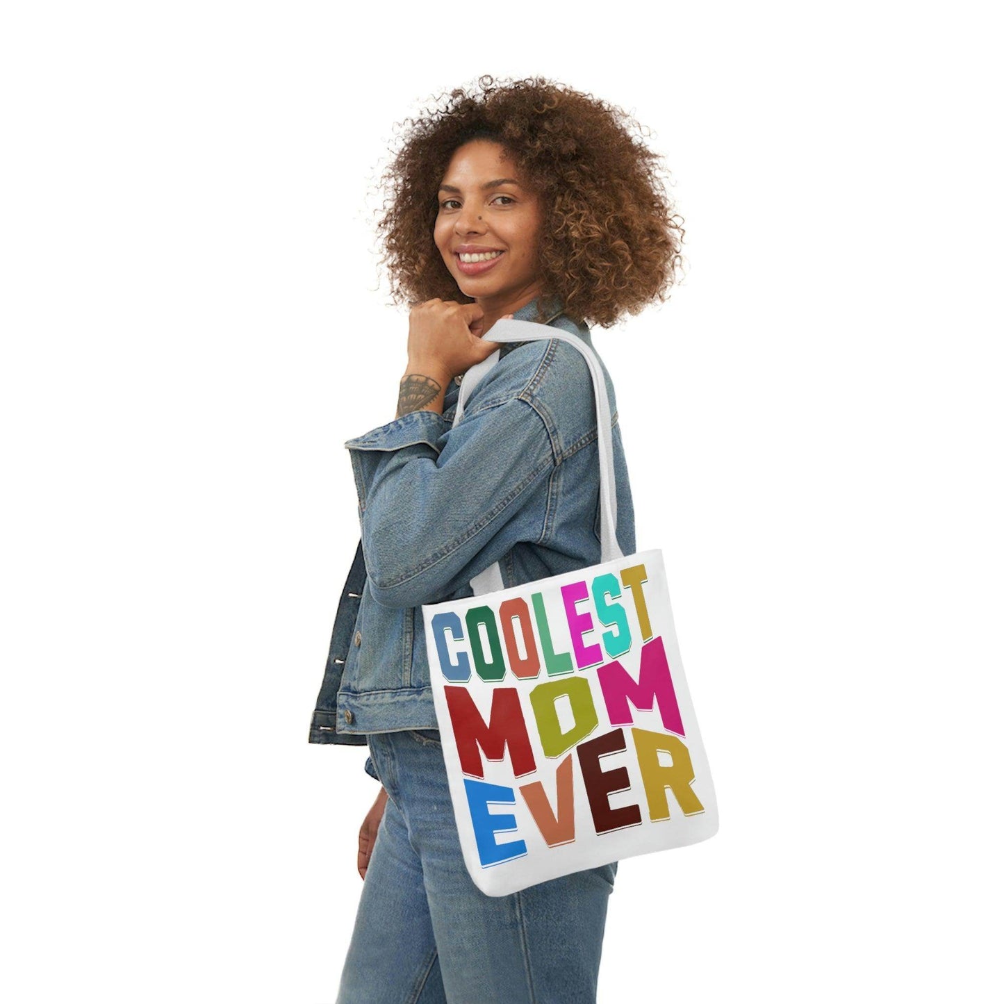 The coolest mom ever Canvas Tote Bag - Giftsmojo