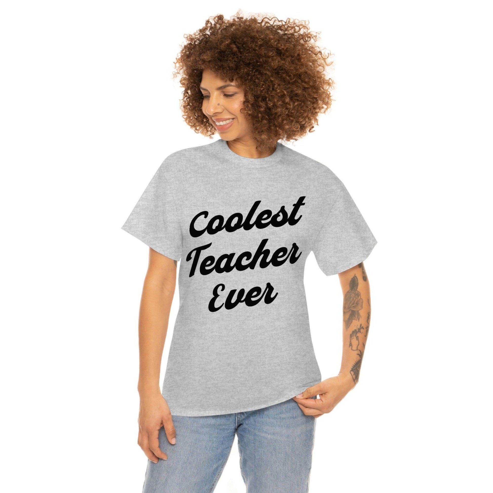Coolest Teacher Ever T-Shirt - Teacher appreciation - gift for teachers - Giftsmojo