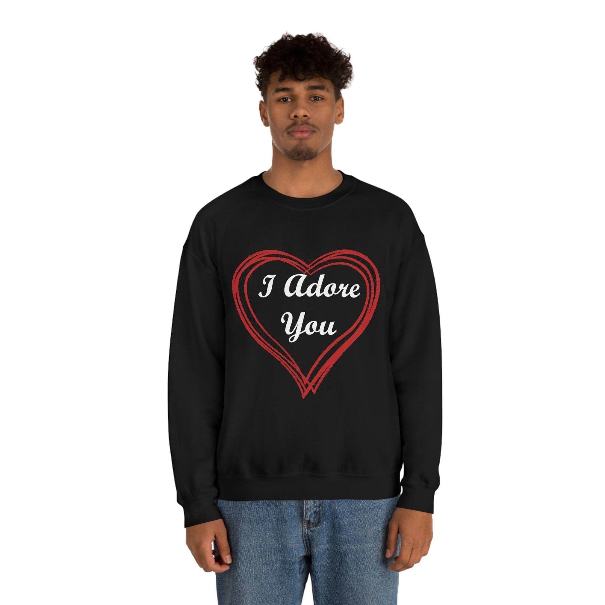 I Adore You Crewneck Sweatshirt - Giftsmojo