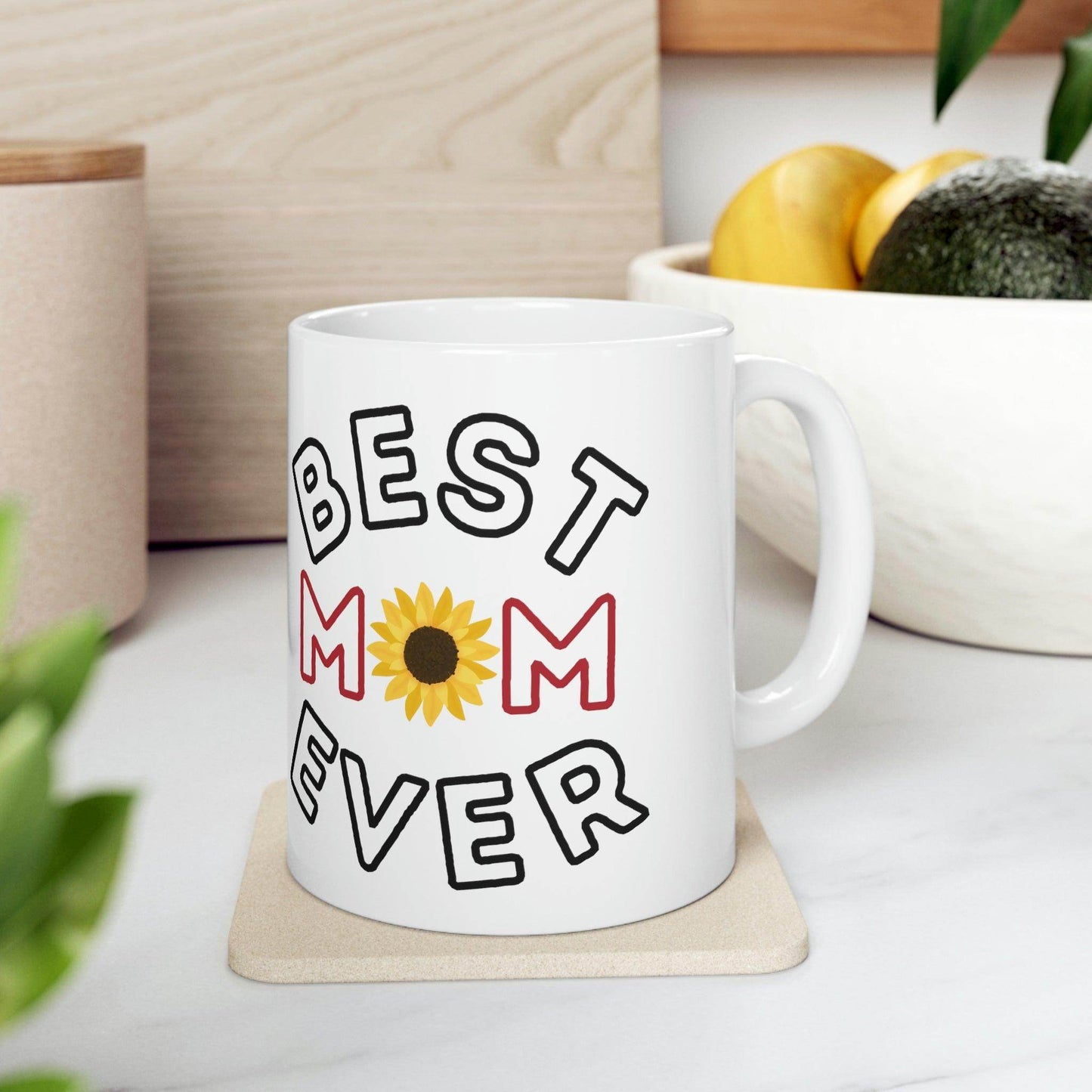 Best Mom Ever Mug, gift for mom on mothers day, Birthday gift for mom, gift for her, coffee mug for her, hot cocoa mug, gift for coffee lover - Giftsmojo
