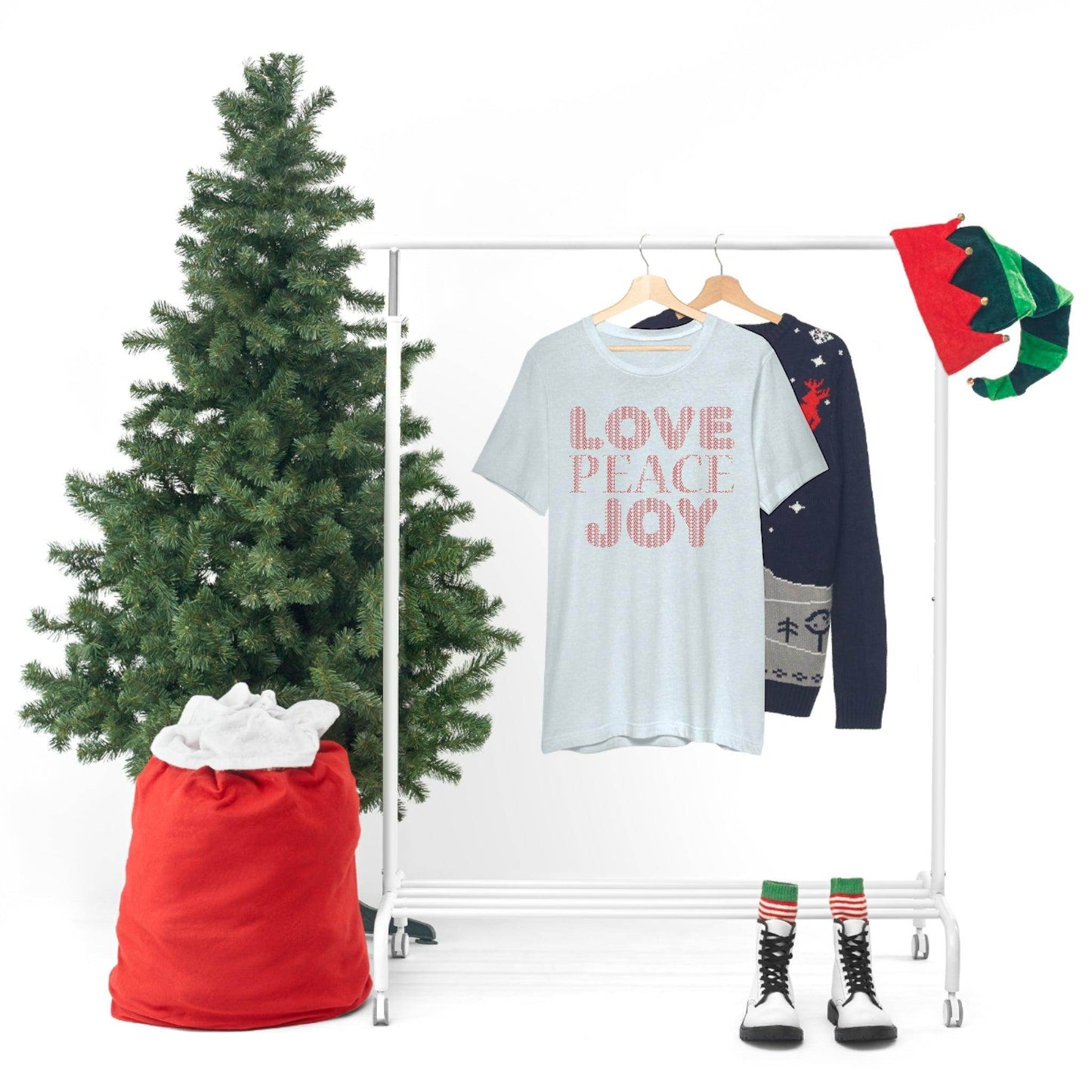 love peace joy Tee - Giftsmojo