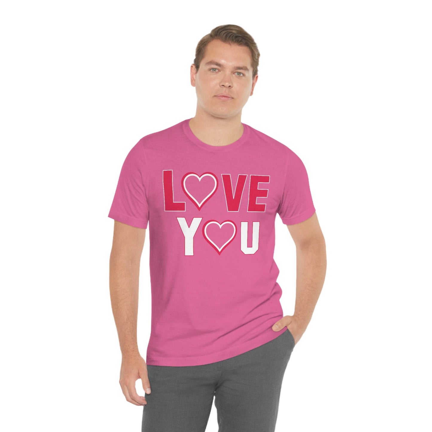 love you heart Tee - Giftsmojo