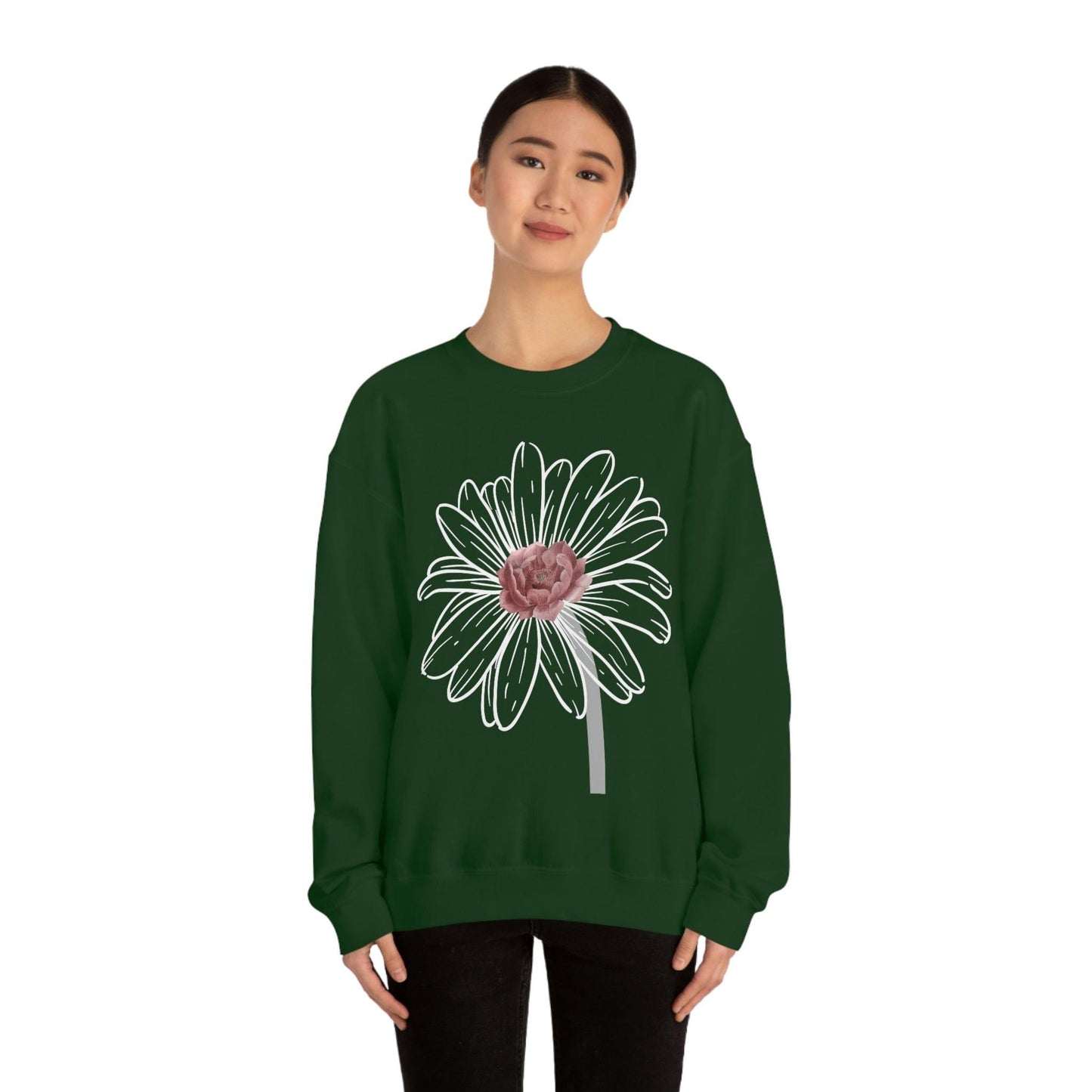 Floral Sweatshirt, Wildflower Sweatshirt, Flower sweatshirt, Wild Flowers