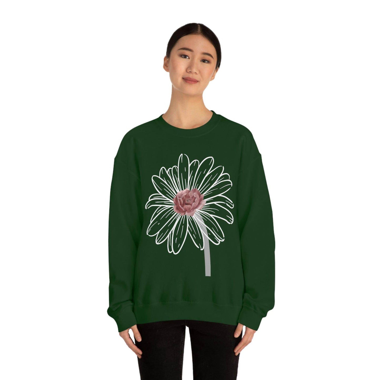 Floral Sweatshirt, Wildflower Sweatshirt, Flower sweatshirt, Wild Flowers - Giftsmojo