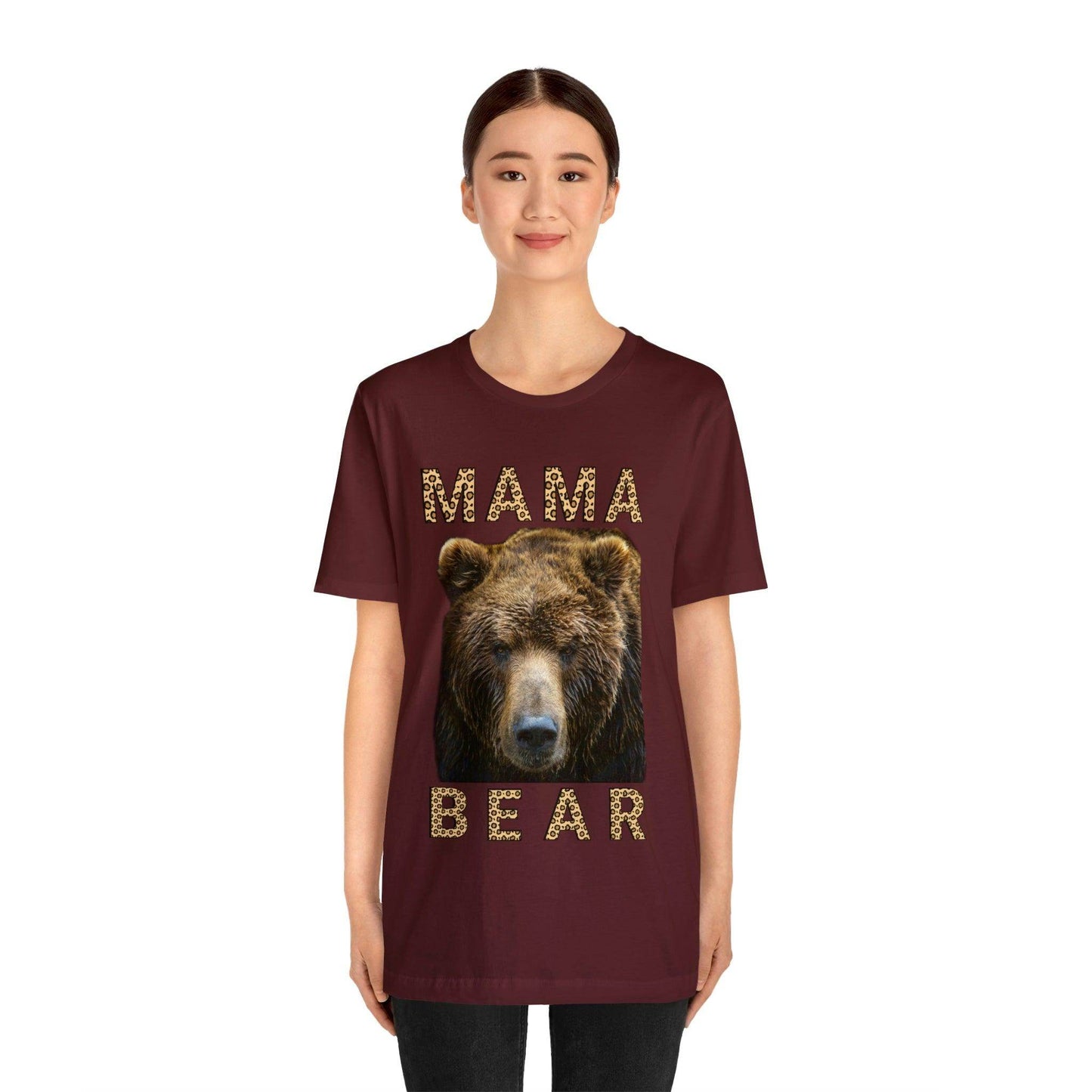 Mothers day shirt | Leopard Print Mama Bear Shirt | Mama Bear Tshirt, Funny mom shirt | best mom shirt | Momma Bear, Mama Bear Gift, Animal Nature Lover Shirt - Giftsmojo